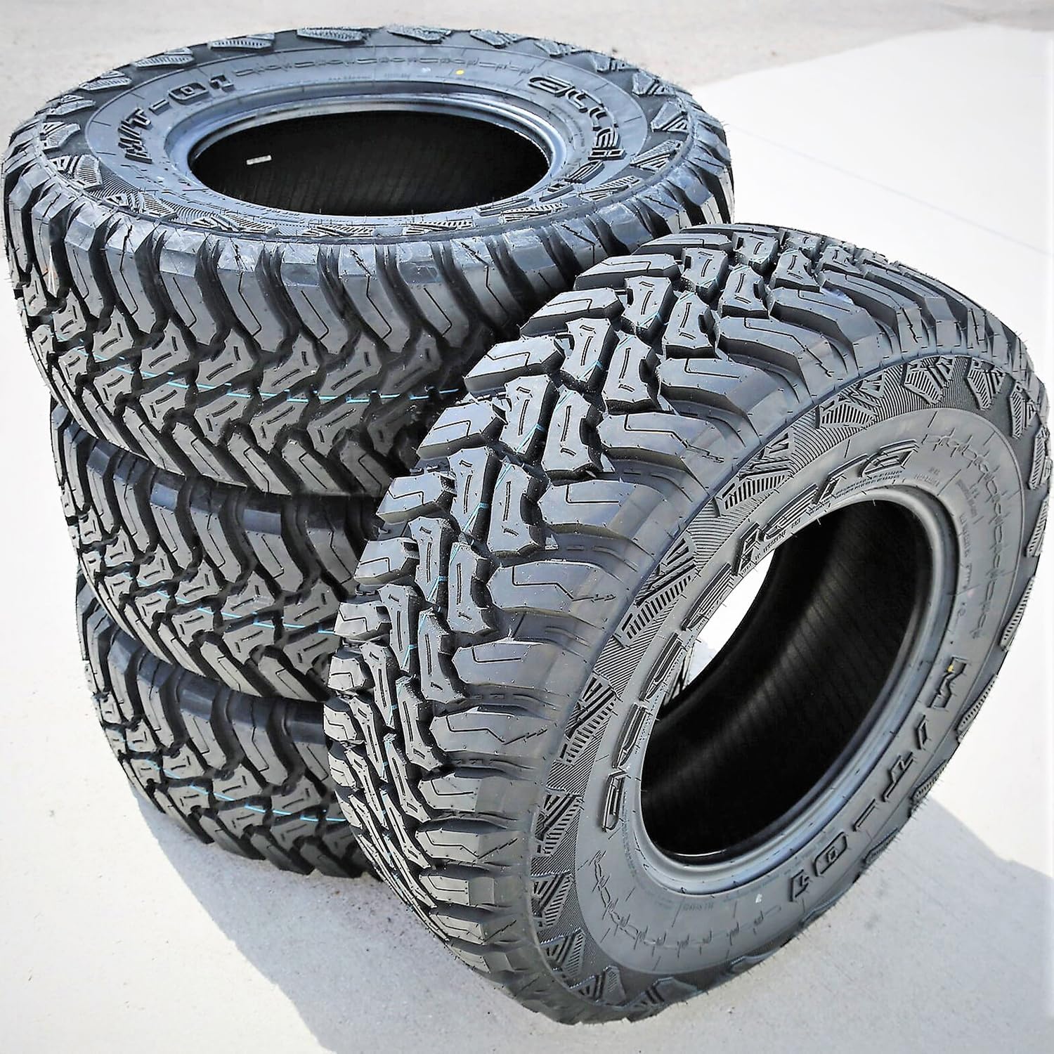 Accelera M/T-01 LT31X10.50R15 109Q Mud Terrain C (6 Ply) All Season Tire | Light Truck Mud Terrain All Season Traction 109Q Rated C (6 Ply) Radial Construction Black Sidewall Tire