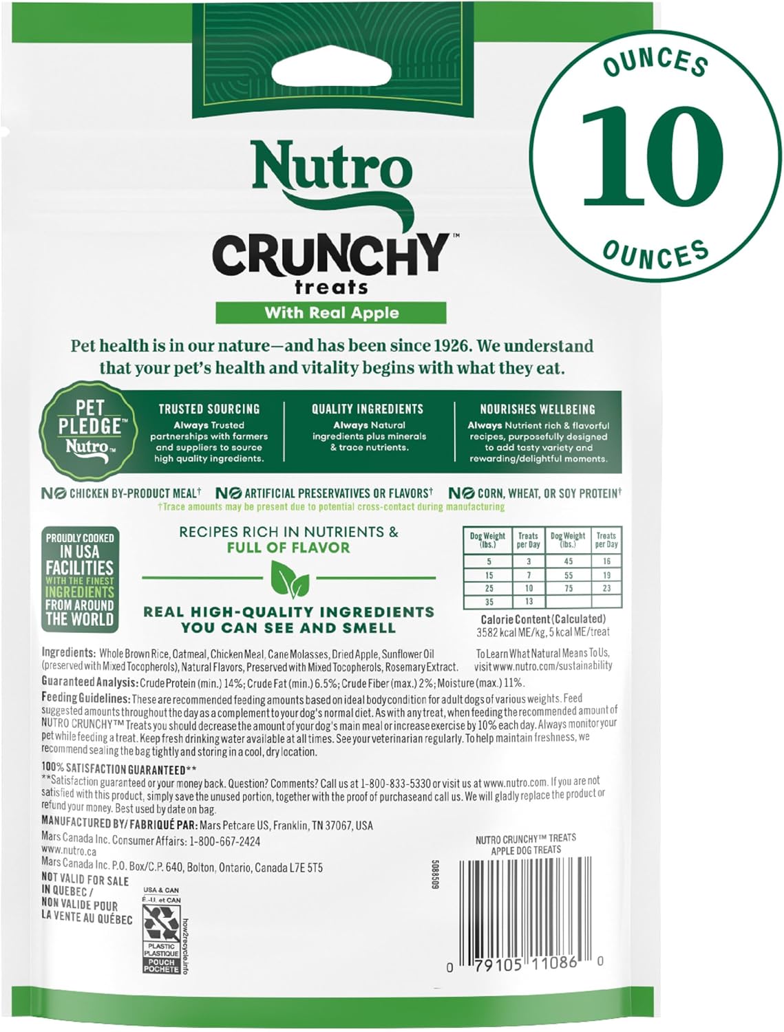Nutro Crunchy Dog Treats with Real Mixed Berries, 16 oz | 5 calories per treat, natural ingredients, no corn, wheat, soy protein, low calorie, quality protein, ideal for training
