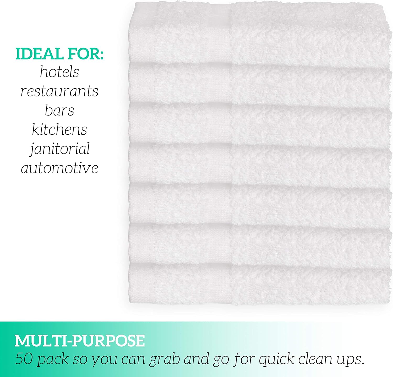GREEN LIFESTYLE 24 Pack Black Pack Hand Towels 16 x 27 Premium Spa Quality, Super Soft and Absorbent for Gym, Pool, Spa, Salon and Home