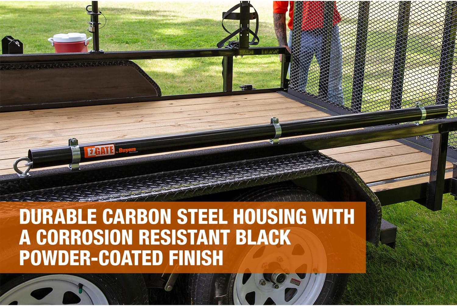 Buyers Products 5201000 EZ Gate Tailgate Assist, Reduce Physical Strain With Trailer Tailgates, Mounting Hardware Included, Handles gates up to 180lbs