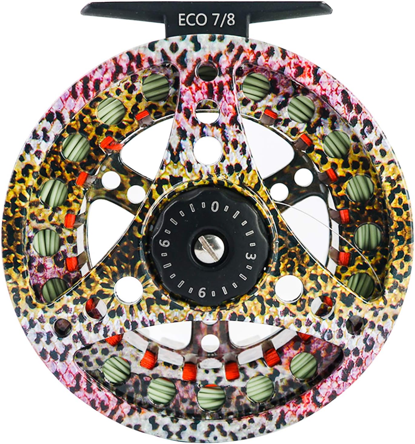 M MAXIMUMCATCH Maxcatch ECO Large Arbor Fly Fishing Reel (3/4wt 5/6wt 7/8wt) and Pre-Loaded Fly Reel with Line Combo