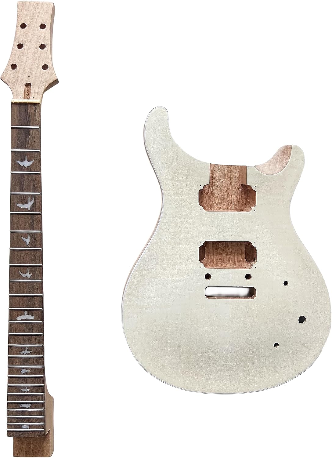 DBL PRS Style DIY Electric Guitar Kits,Right-Handed with Mahogany Body