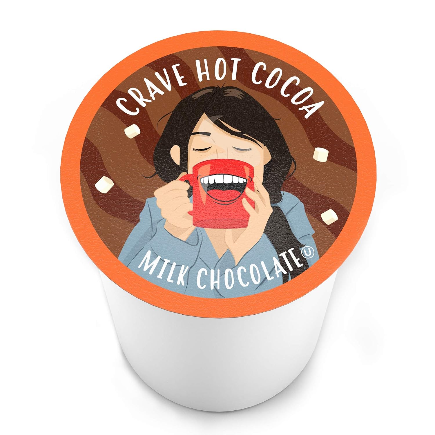 Crave Hot Chocolate Pods, Compatible with 2.0 K-Cup Brewers, Mint Chocolate, 40 Count