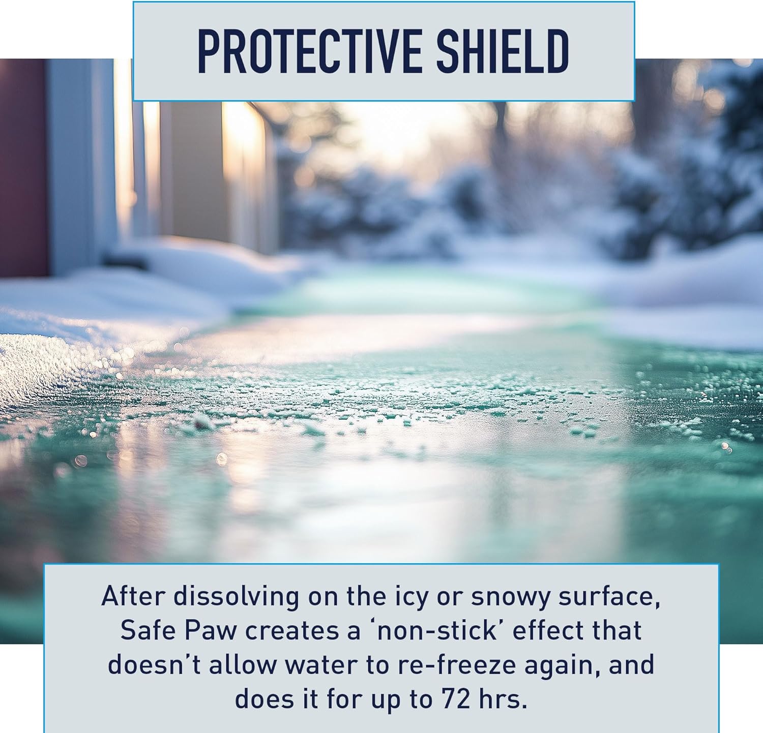 Safe Paw Pet-Safe Ice Melt, Salt & Chloride-Free Deicer, 35 Lbs | Non-Corrosive, Dog-Friendly Snow Melter for Concrete, Wood Decks