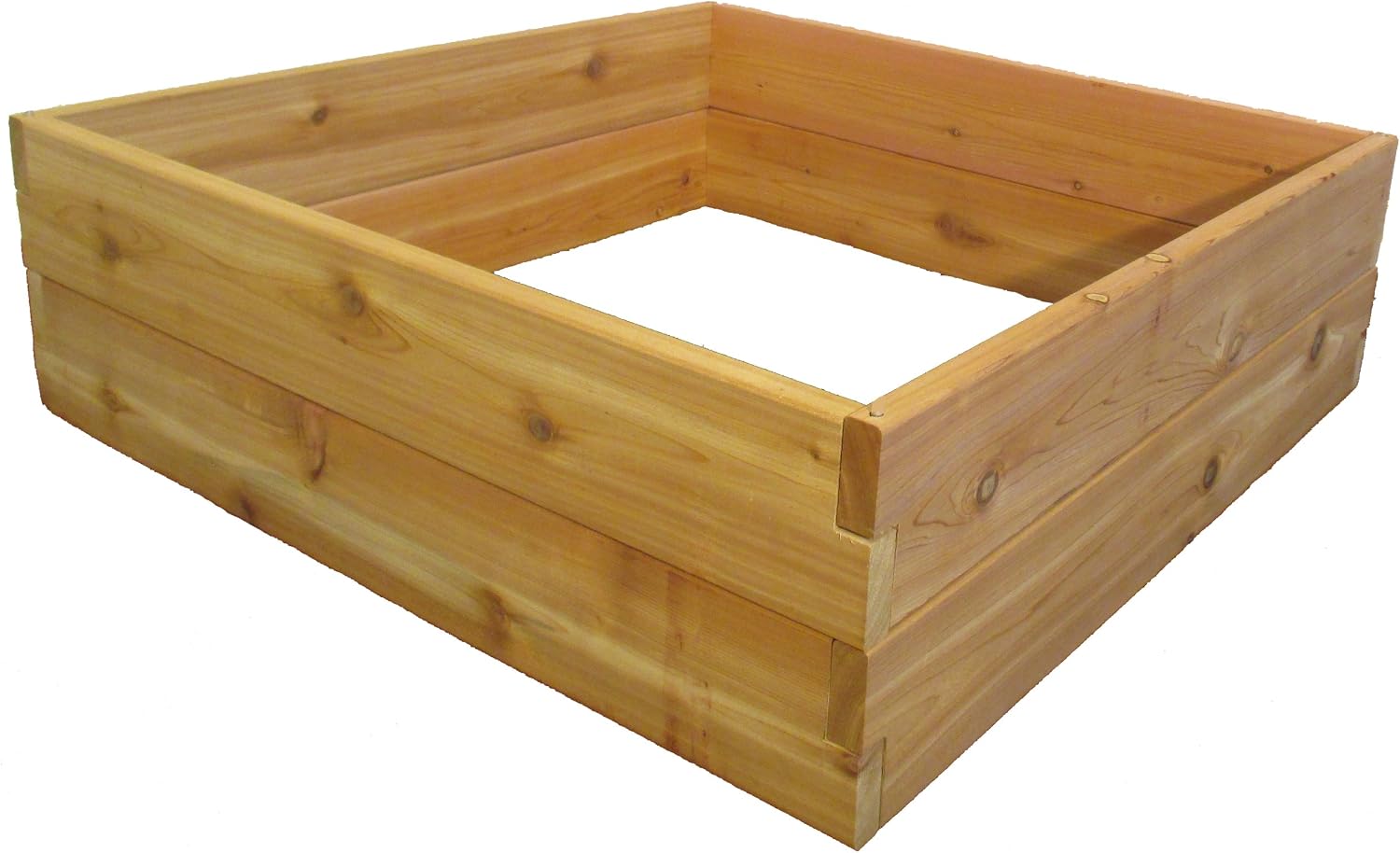 3 ft x 3 ft x 11 in Raised Garden Bed Kit - Made from 1" Thick Western Red Cedar from North America