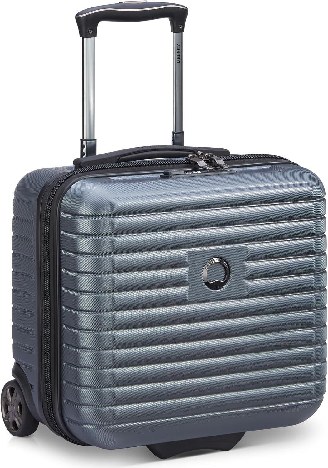 DELSEY PARIS Cruise 3.0, 20 Inch Carry-On Hardside Luggage, Deep Sea Navy | Expandable Suitcase, Lightweight 100% Polycarbonate Shell, Dual-Density Spinner Wheels, USB Port, TSA Lock