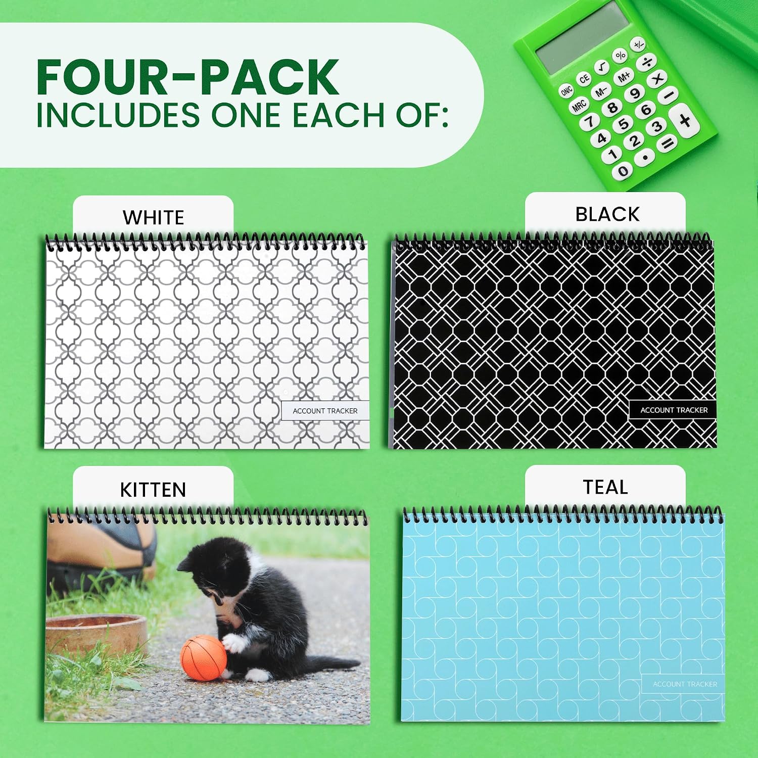 The Superior Register - Simple Account Tracker - Big Checkbook Register & Financial Ledger - Debit Card Register - Bank Register - 1 Pack, Teal, Wide Edition