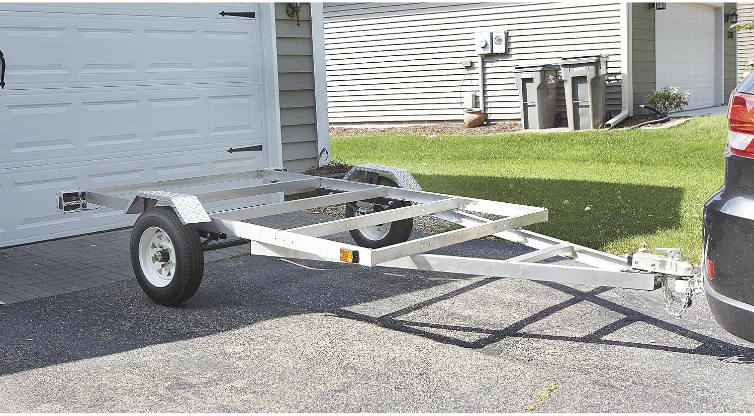 Ultra-Tow 5ft. x 8ft. Aluminum Utility Trailer Kit — 1715-Lb. Load Capacity