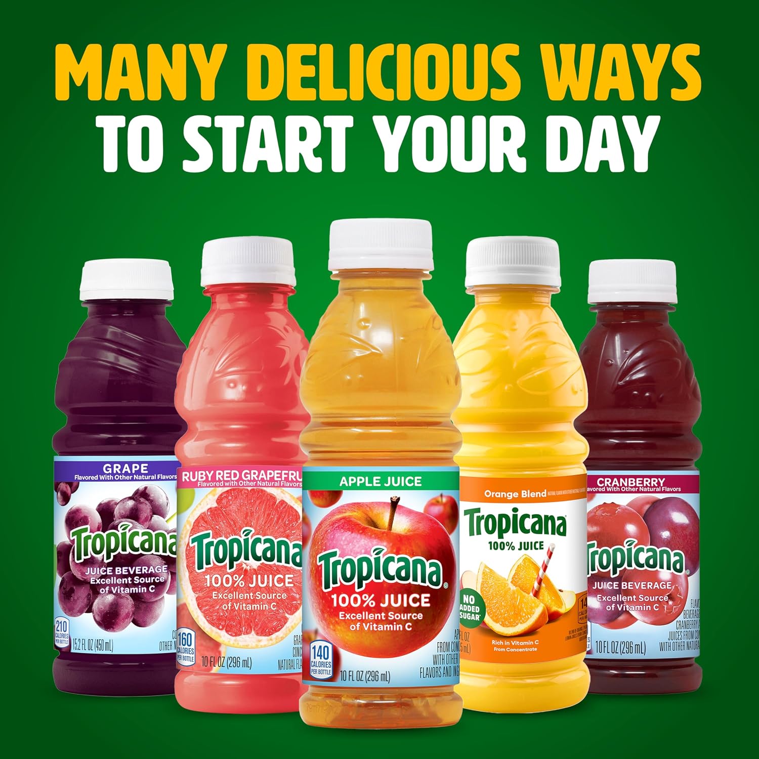 Tropicana Pineapple Peach Mango 100% Juice, 24-pack, 10 fl oz bottles