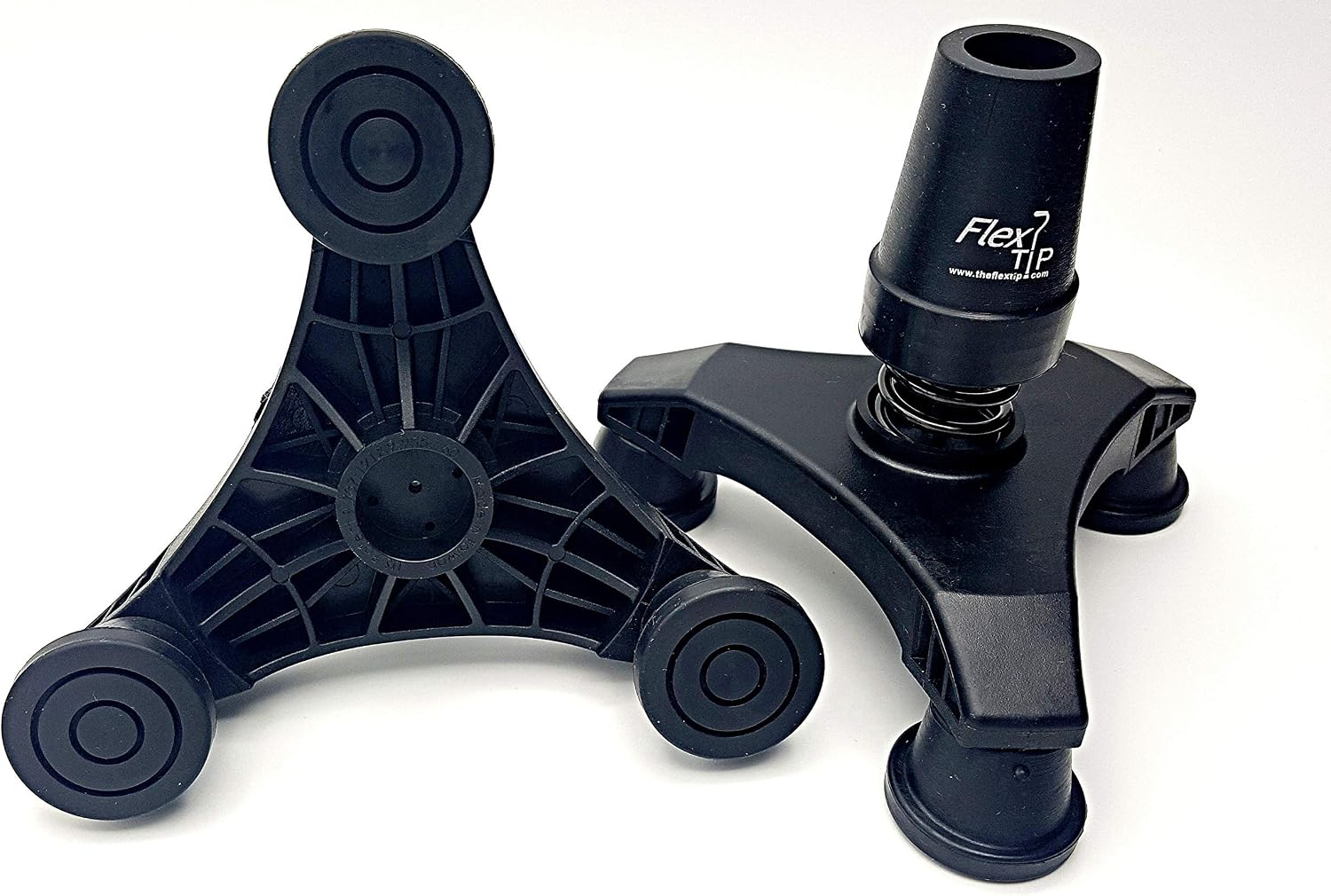 FlexTIP (TLC 5") Cool Walking Cane Tripod Foot – Free-Standing - Anti-Shock, Bending