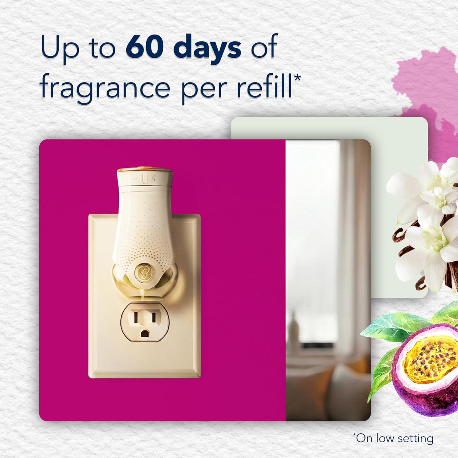 Glade PlugIns Refills Air Freshener, Scented and Essential Oils for Home and Bathroom, Tranquil Lavender & Aloe, 1.34 Fl Oz, 2 Count