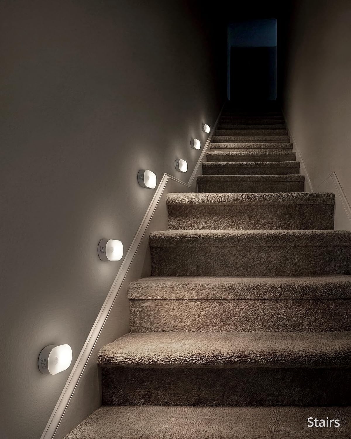 Lyridz Rechargeable Battery Night Light with Motion Sensor, 4-Pack