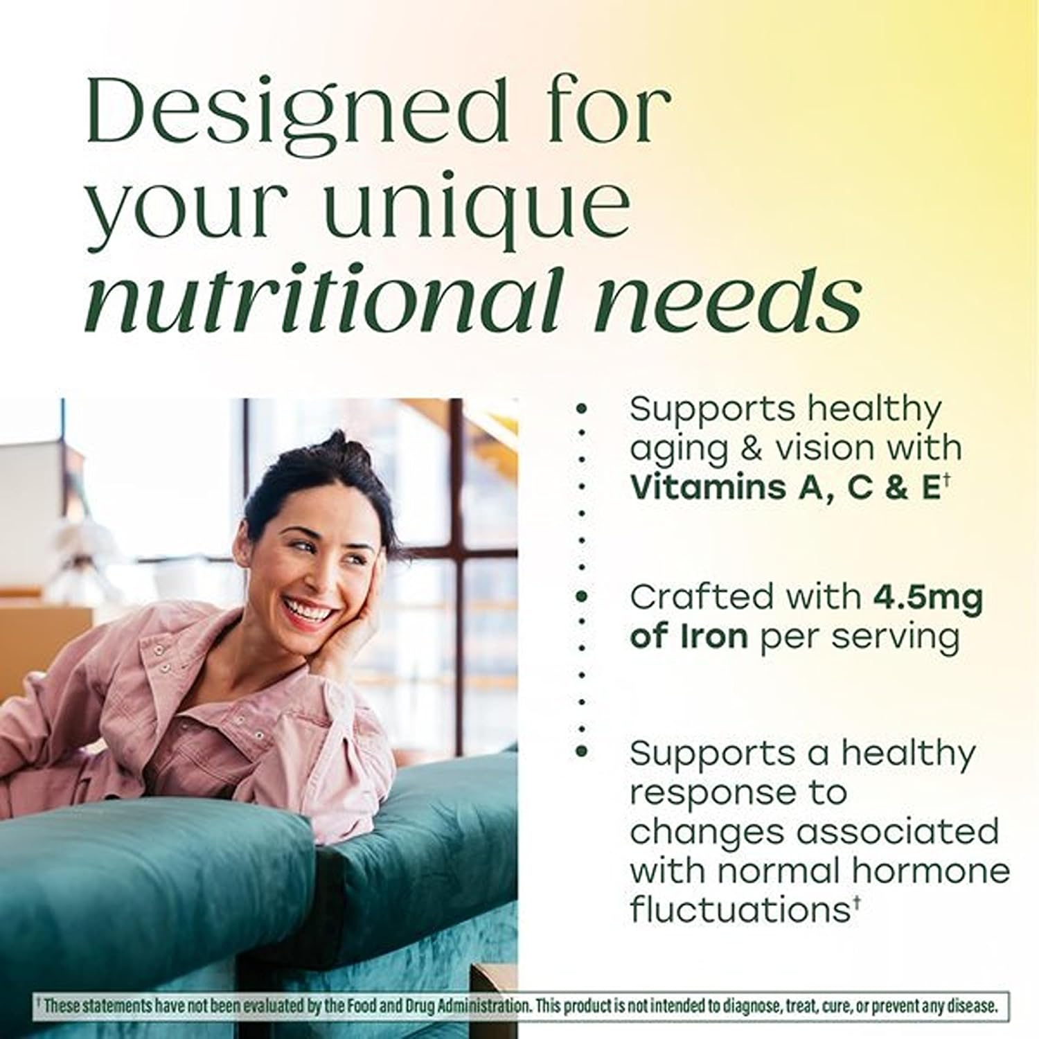 MegaFood One Daily Multivitamin for Women 40+ with 22 Nutrients, 30 Tablets | Immune Support, Cellular Energy, Muscle & Bone Health, Methylated B12, Methylfolate, Vitamin D3, C and Zinc, 30 Servings