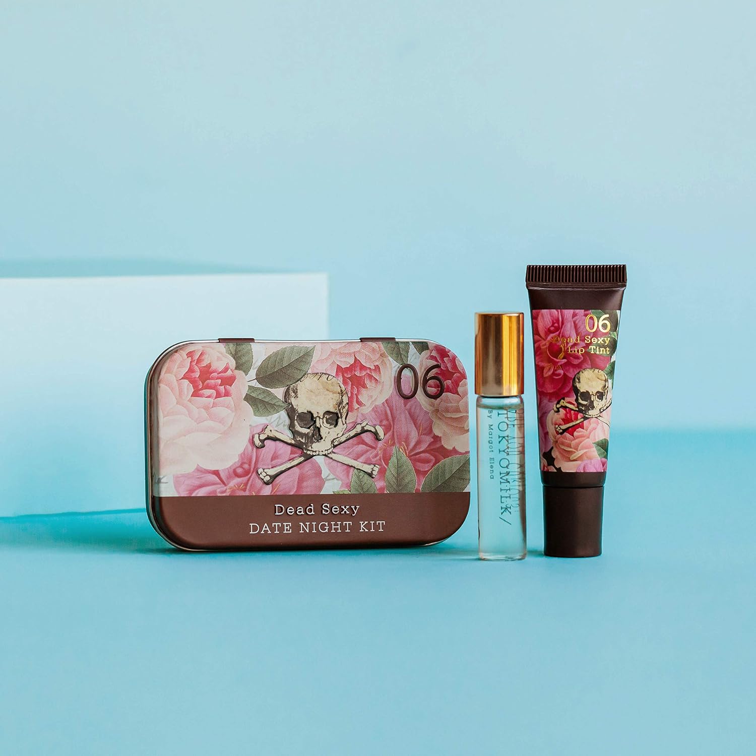 TOKYOMILK Dead Sexy Perfume Gift Set for Women, Mini Rollerball & Lip Tint