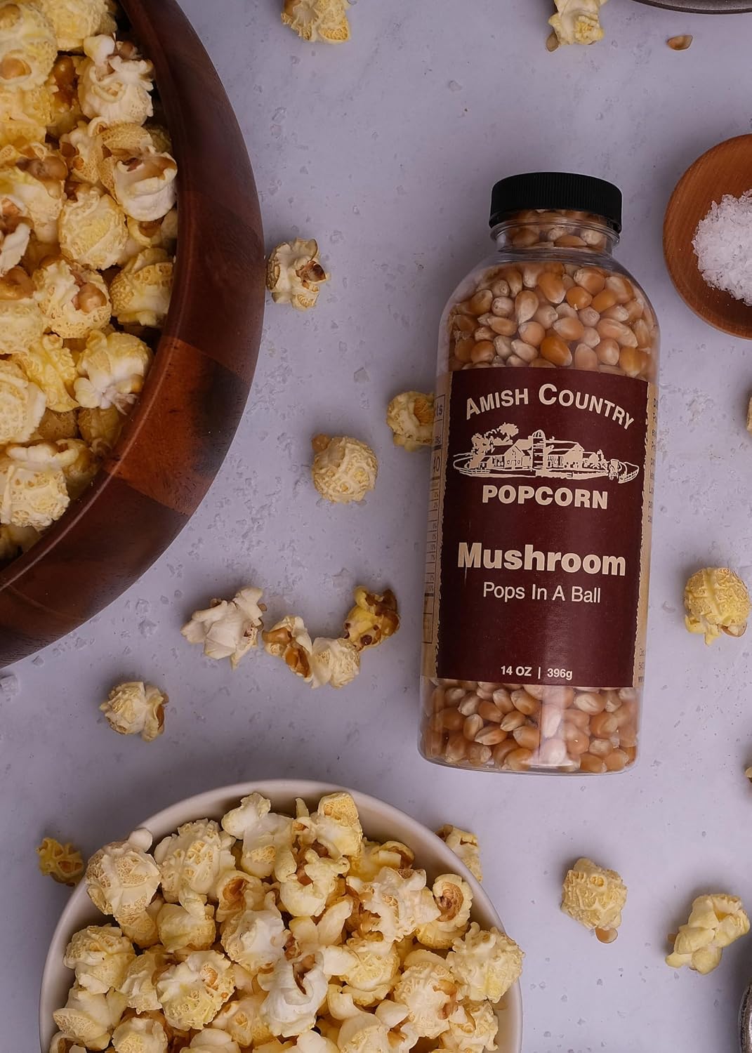Amish Country Popcorn | 6 lb Bag | Mushroom Popcorn Kernels | Old Fashioned, Non-GMO and Gluten Free (Mushroom - 6 lb Bag)