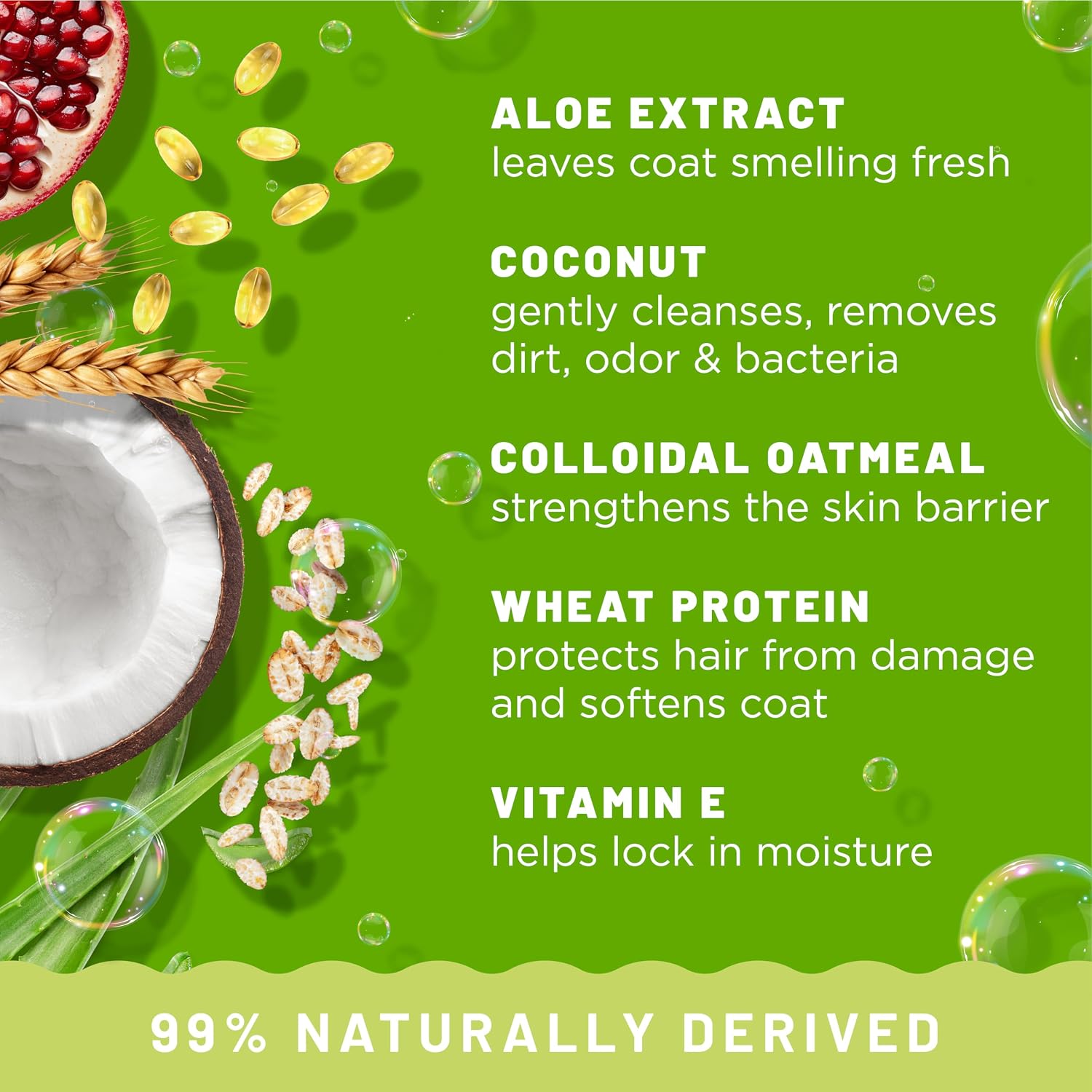 TropiClean Deodorizing Dog Shampoo, Berry & Coconut Scent, 2.5 Gallon