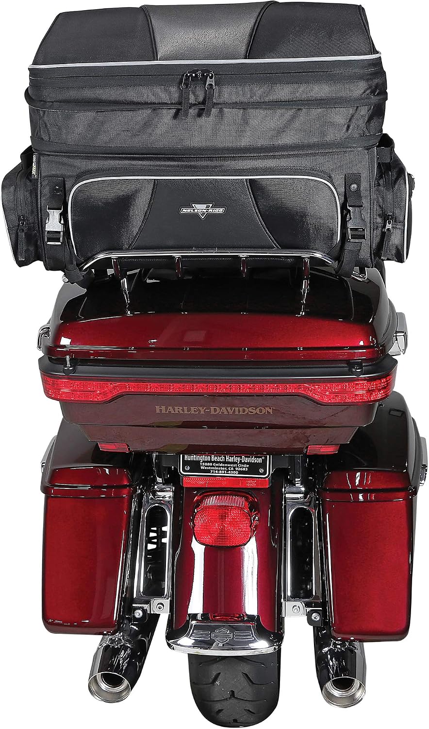 Nelson Rigg NR-300 Route 1 Traveler Tour Trunk Bag, Black Harley Davidson Ultra, Indian Roadmaster, Honda Gold Wing