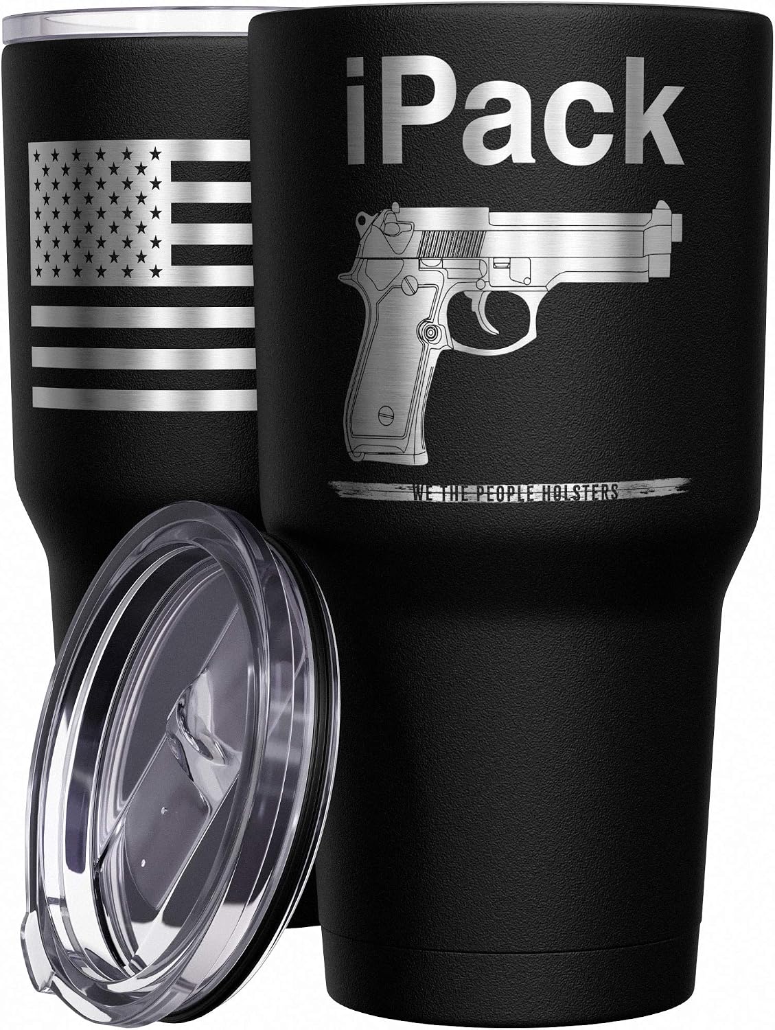 We The People Holsters - 1776 Betsy Ross Flag - Betsy Ross Mug - American Flag Coffee Travel Mug - American Flag Tumbler - Double Insulated Tumbler - 30 oz