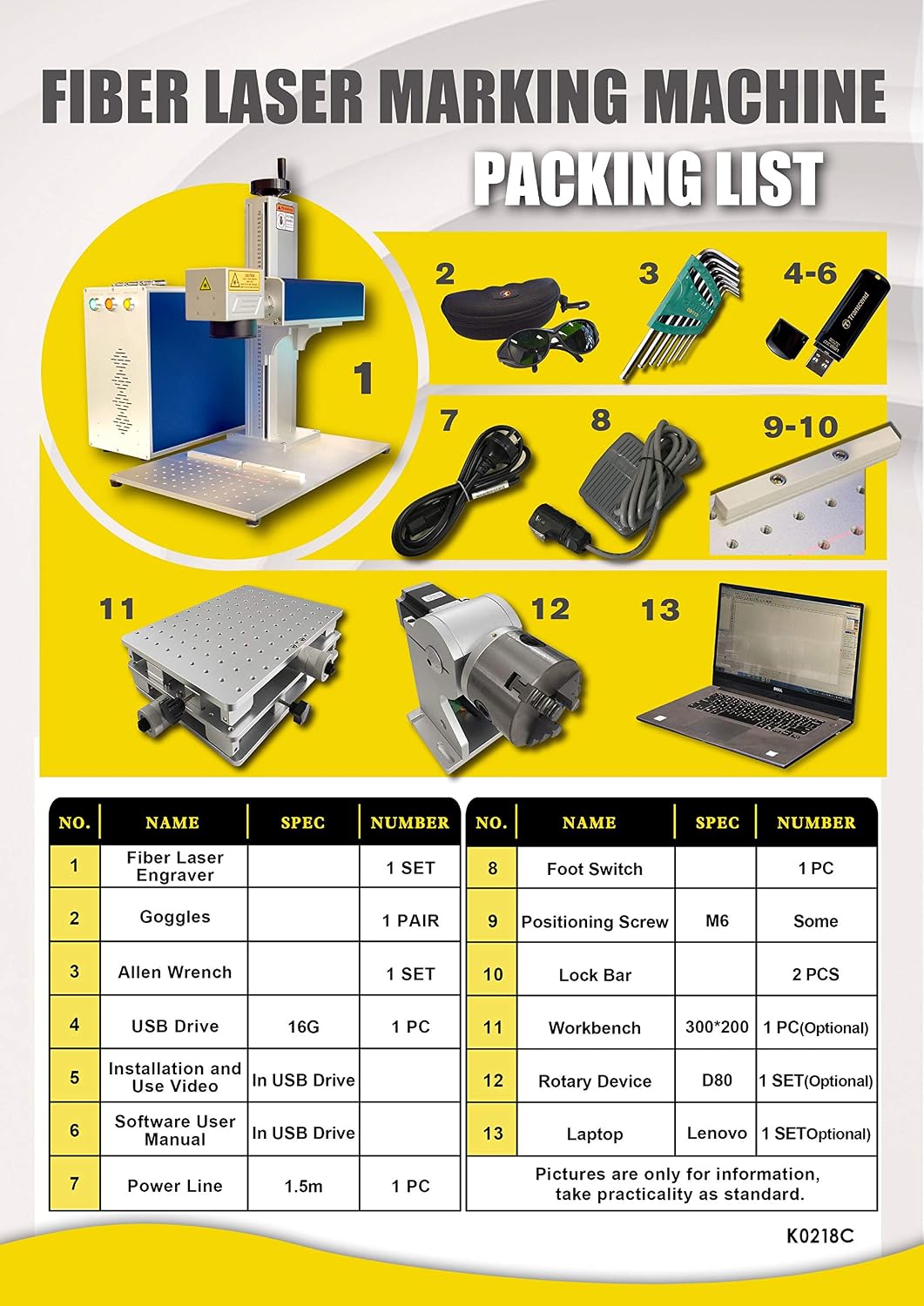 US Stock 60W Fiber Laser Engarver Machine MOPA JPT M7 Fiber Laser Marking Engraveing Machine with 175×175mm lens and 80mm Rotary Chuck Mopa Marker