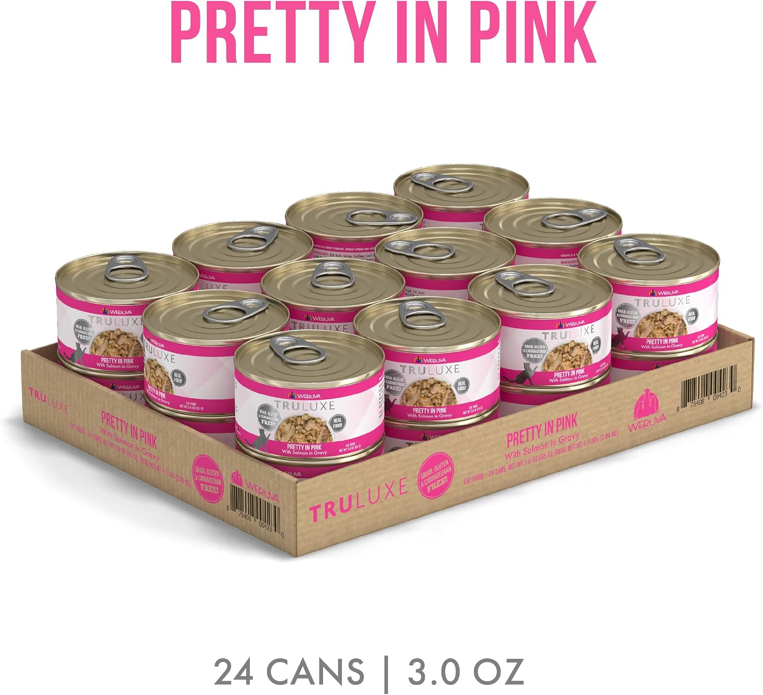 Weruva TruLuxe Cat Food, Peking Ducken with Chicken Breast & Duck Breast in Gravy, 3oz Can (Pack of 24)