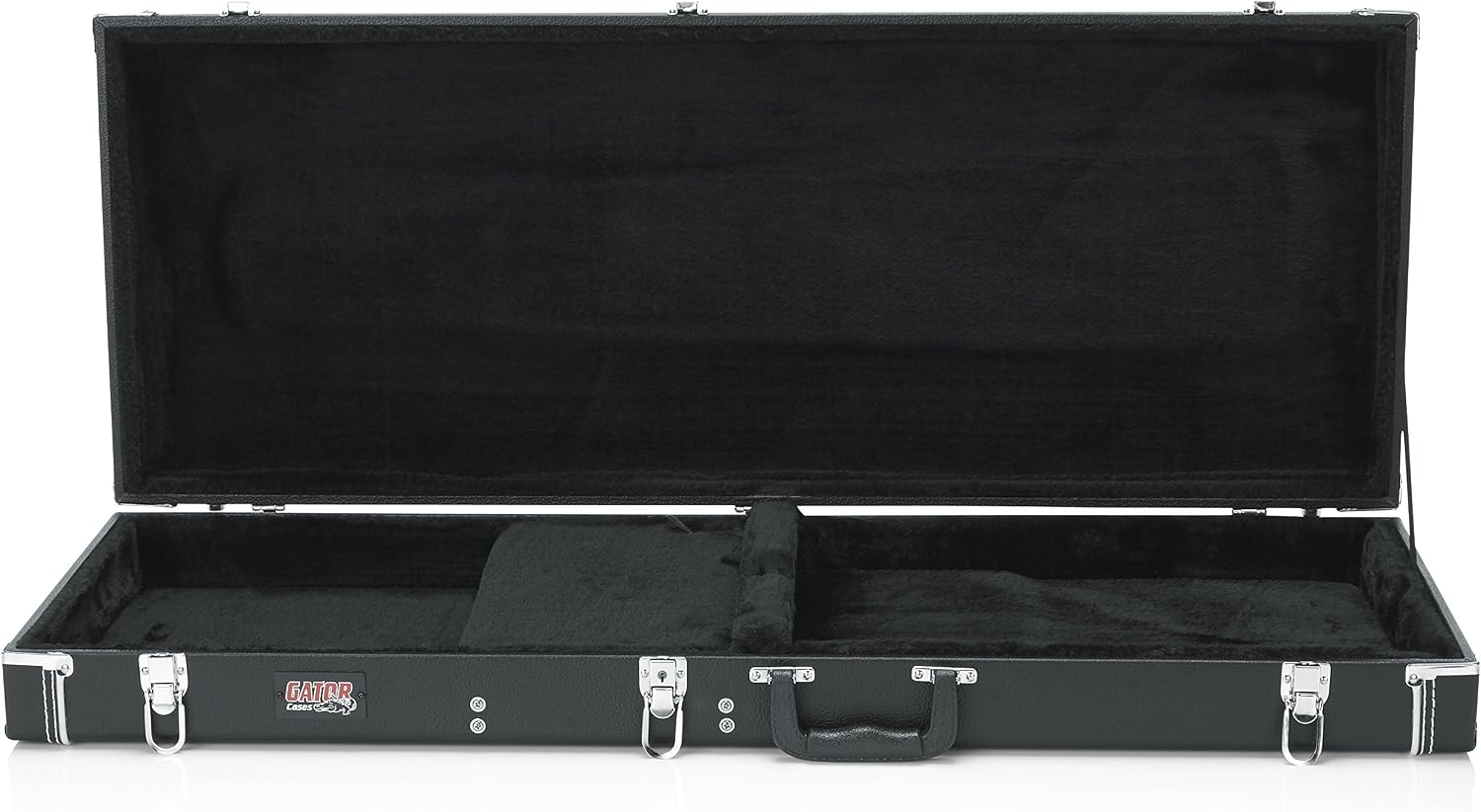 Gator Cases Deluxe Wood Case for SG Electric Guitars; Brown Exterior (GW-SG-BROWN)
