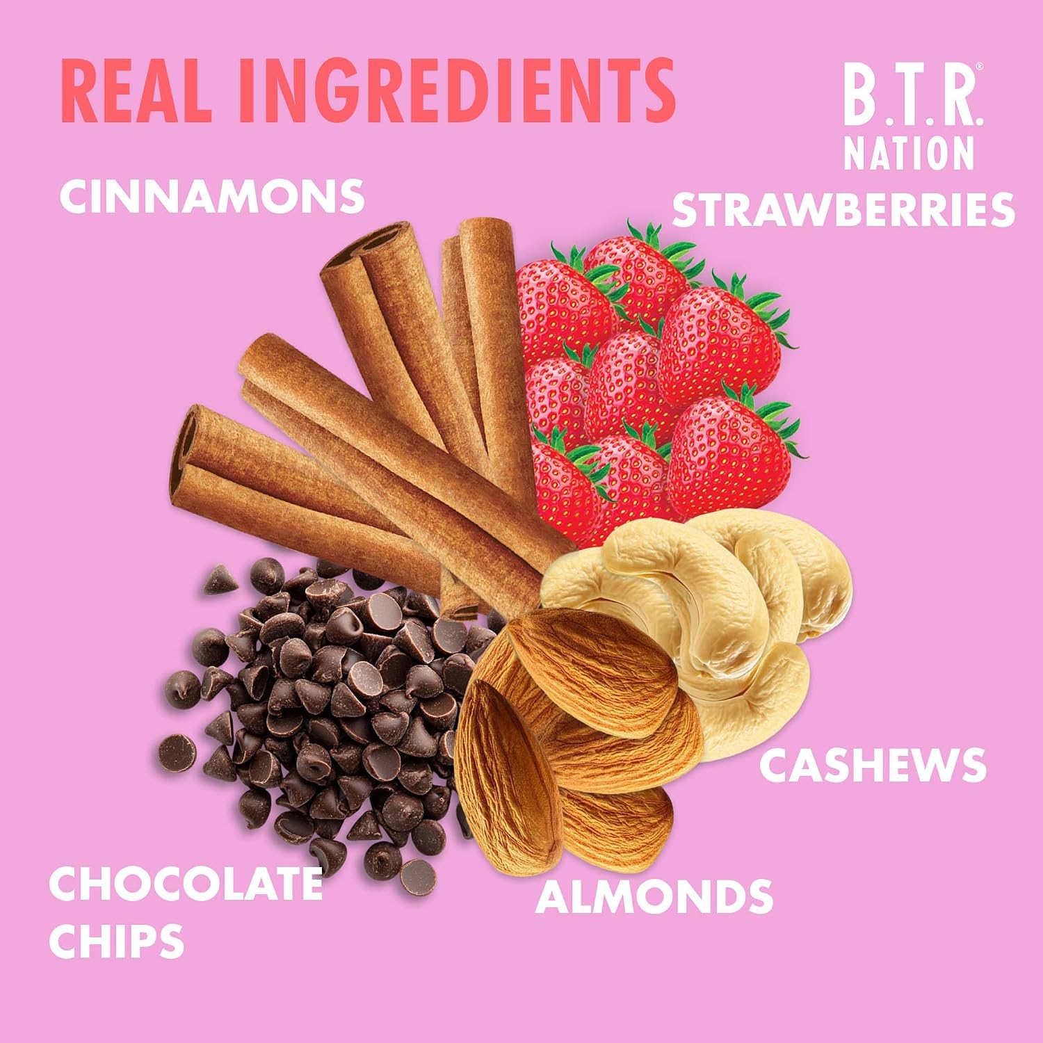 B.T.R Nation - Superfood Protein Bar Dark Chocolate - Vegan - 12 Bars