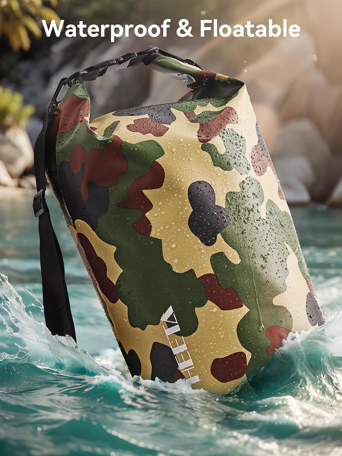 HEETA Waterproof Dry Bag Backpack with Emergency Whistle 5L/10L/20L/30L/40L