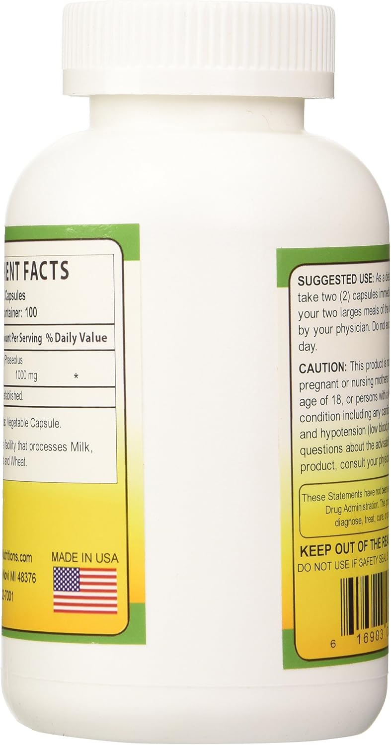 White Kidney Bean Extract, 200 Count