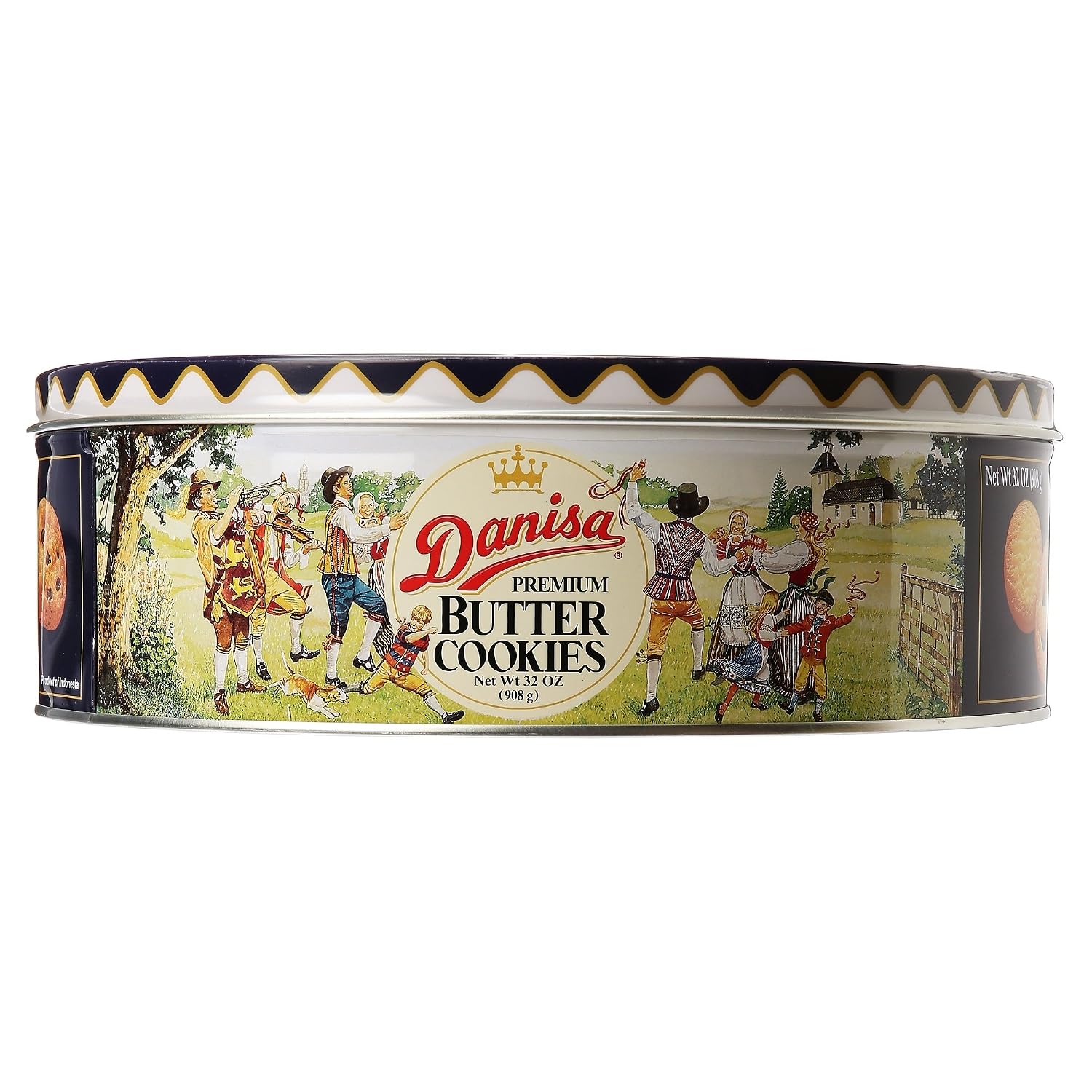 Danisa Butter Cookies In Tin, 32 Oz