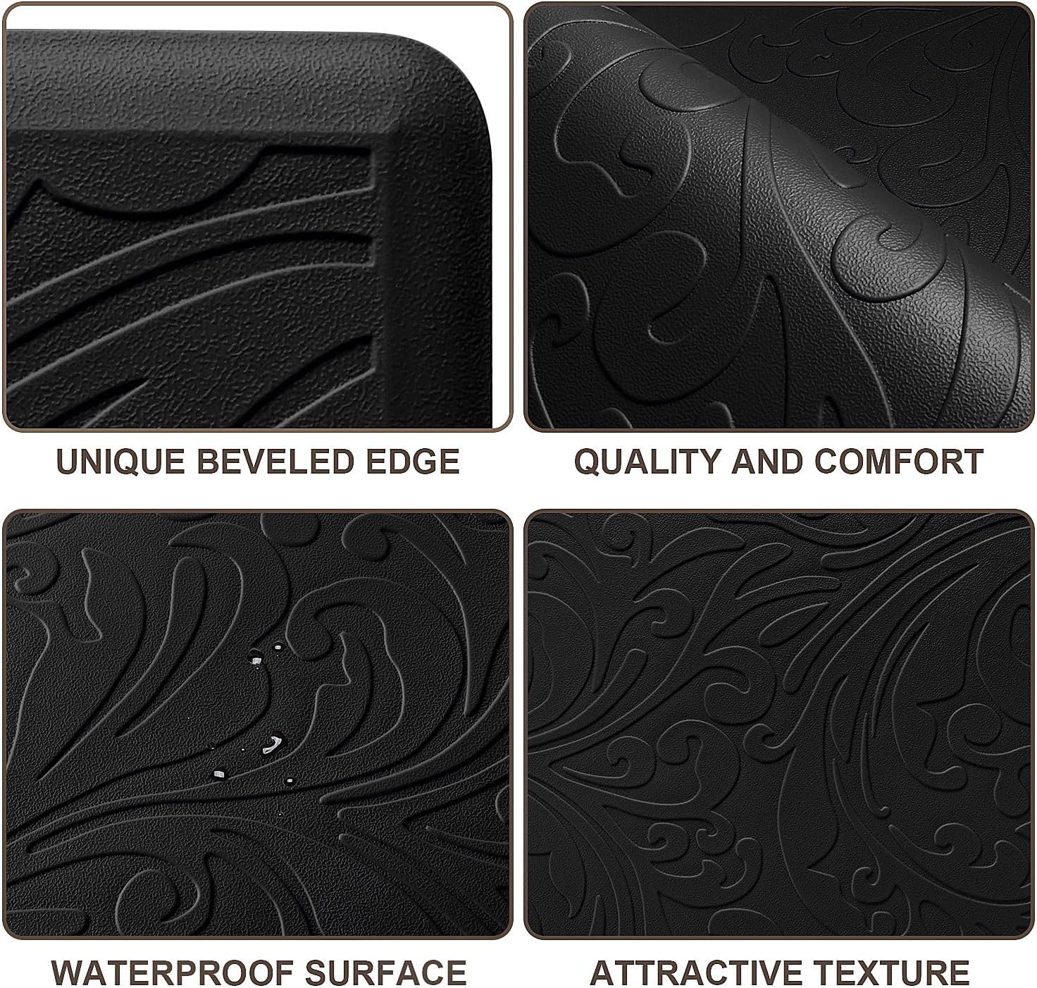 Kitchen Mat Cushioned Anti-Fatigue Comfort Standing Mat Rug for Home,Office