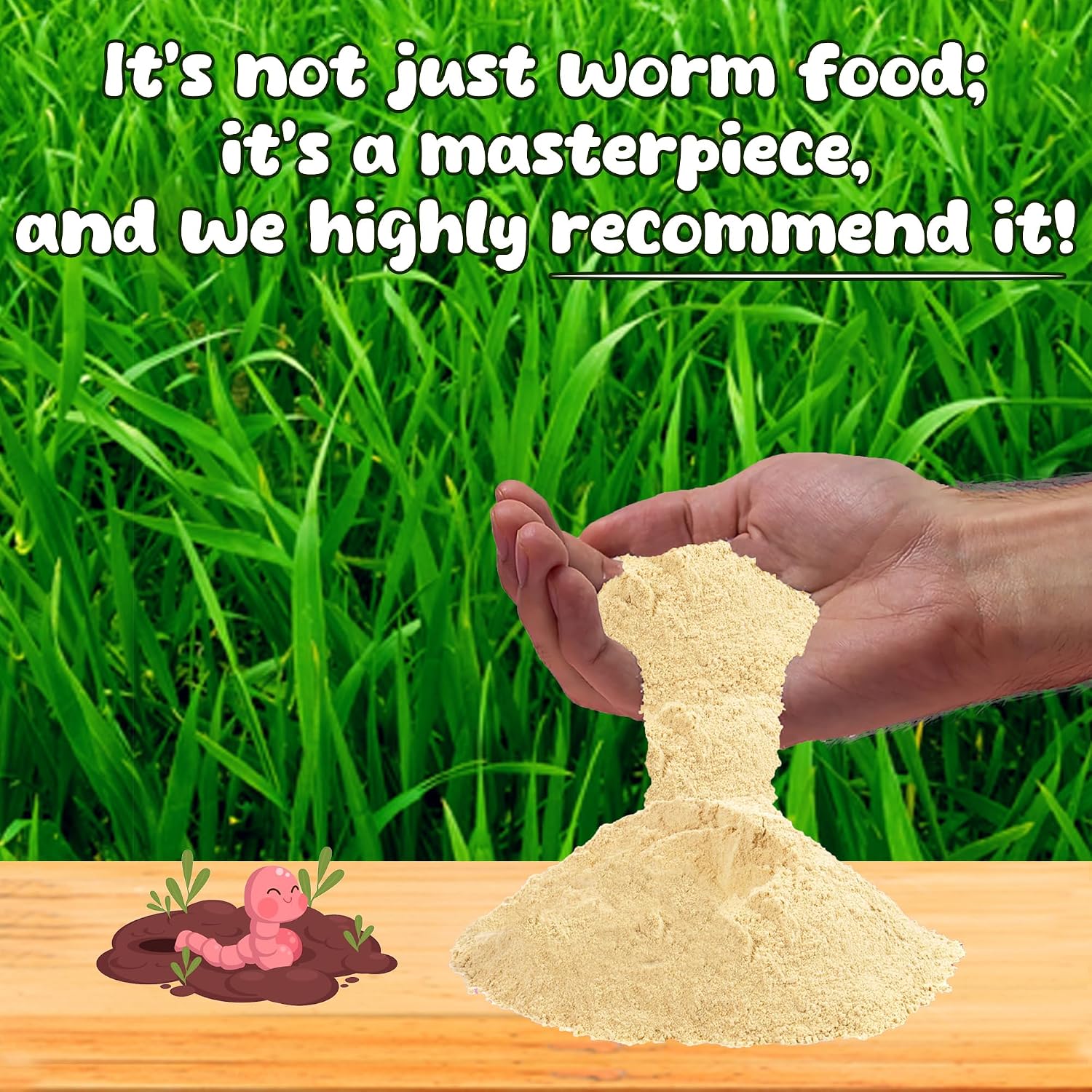 Mineral Rich Worm Food for Nightcrawlers and Red Wigglers, 10 Pound | Nutrient Blend Compost Starter, Boosts Composting Efficiency and Alkaline pH, Promotes Healthy Food & Balanced Worm Bins