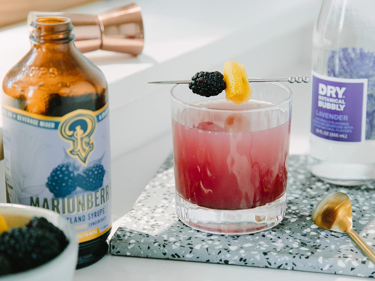 Portland Syrups Marionberry Syrup for Cocktails, 12 oz, 12 Servings