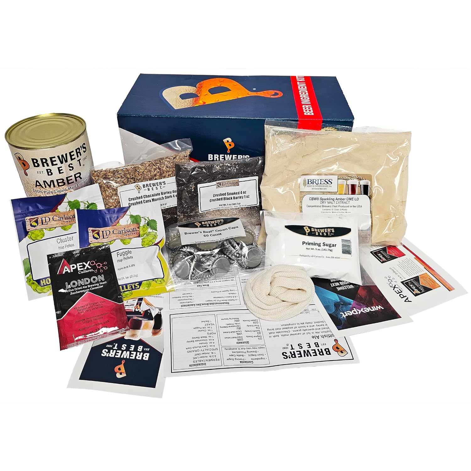 Brewer's Best Home Brew Beer Ingredient Kit (5 Gallon), (Scottish Ale)