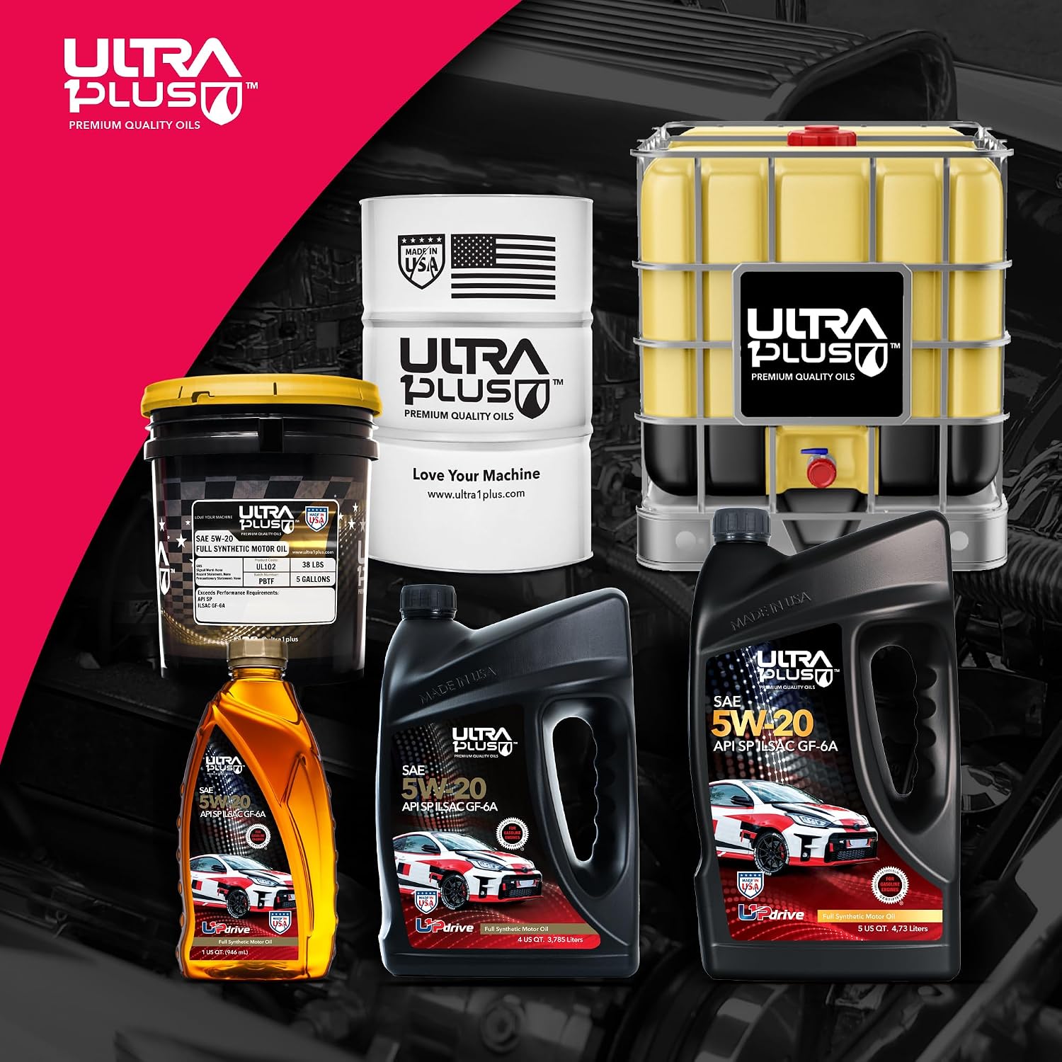 SAE 5W-30 Full Synthetic Motor Oil API SP ILSAC GF-6A 1 Gallon