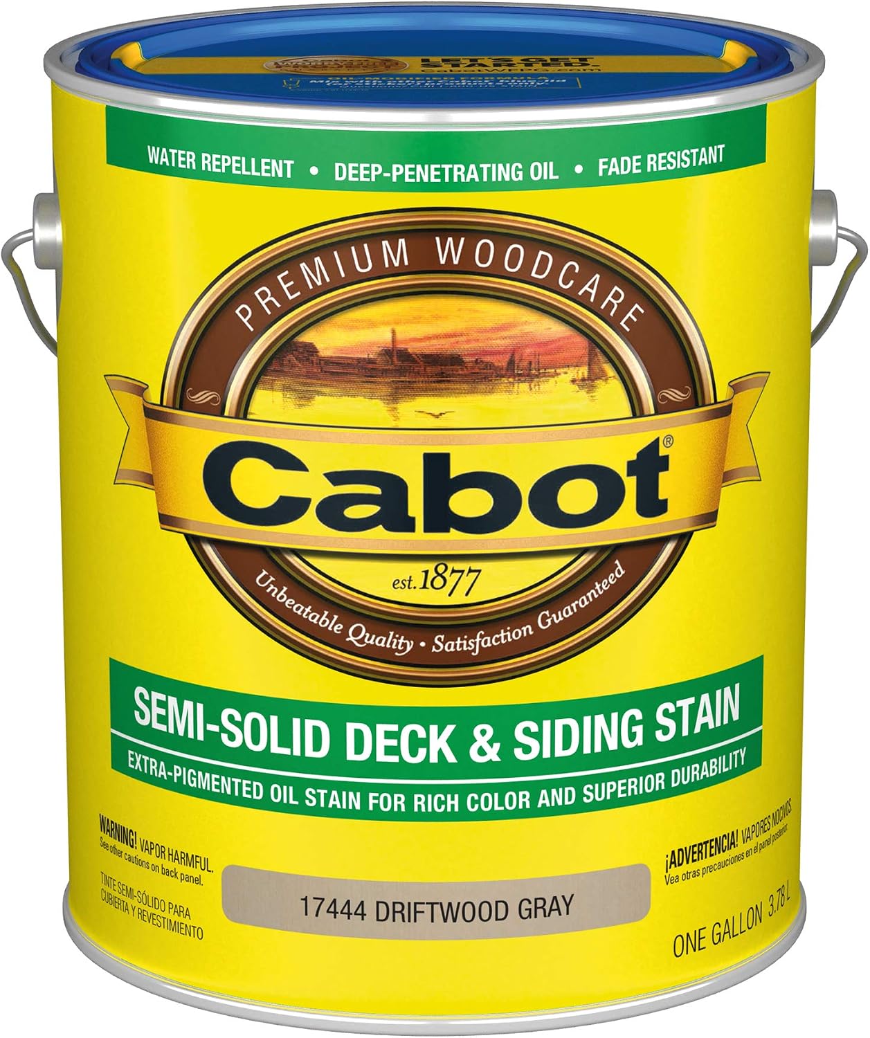 Cabot 140.0003005.007 Wood Toned Deck & Siding Stain, Pacific Redwood