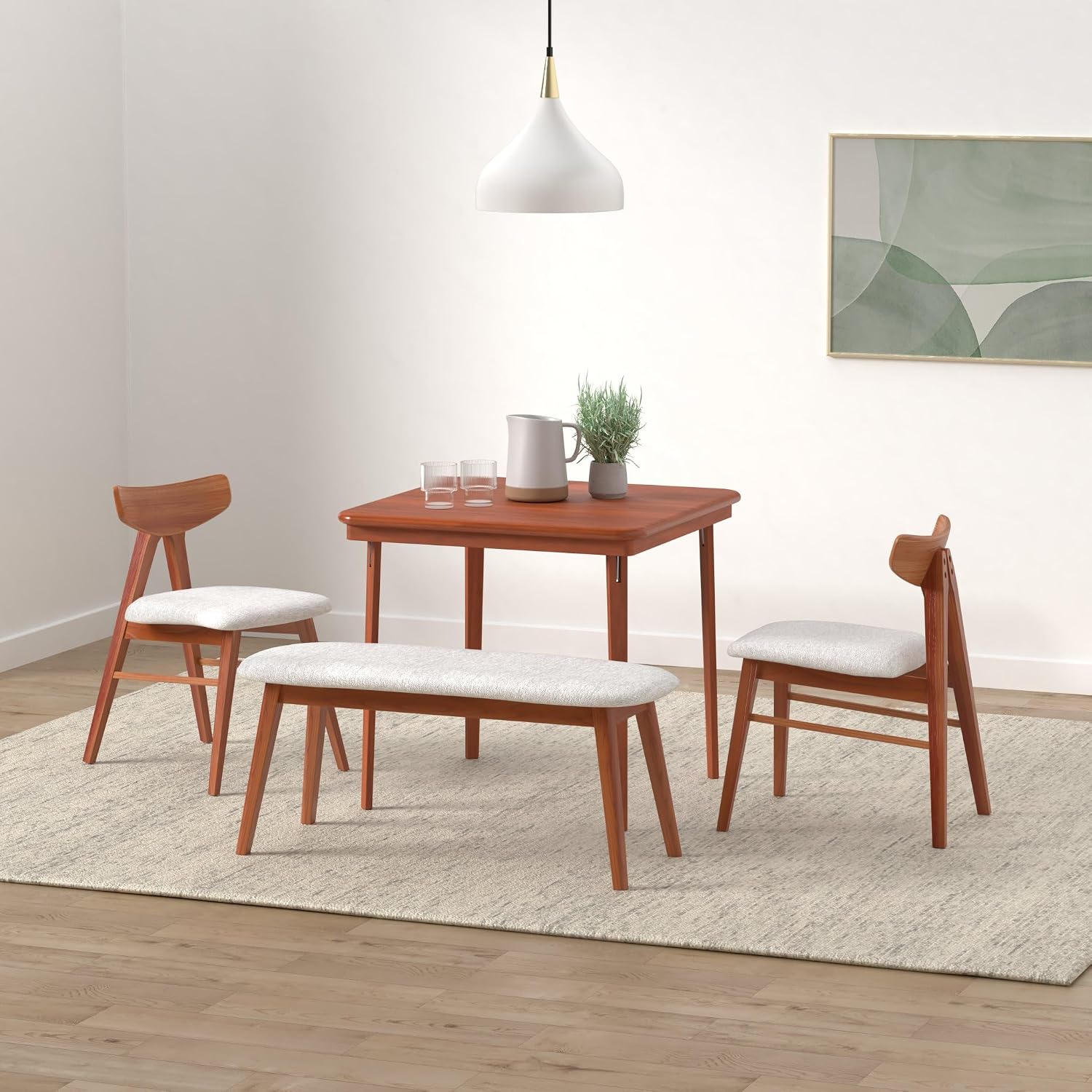 Stakmore Classic Straight Edge Square Wood Folding Table, 32x32, Oak | Foldable Card Table, Wooden Tabletop Furniture for Cards, Board Games & Dining