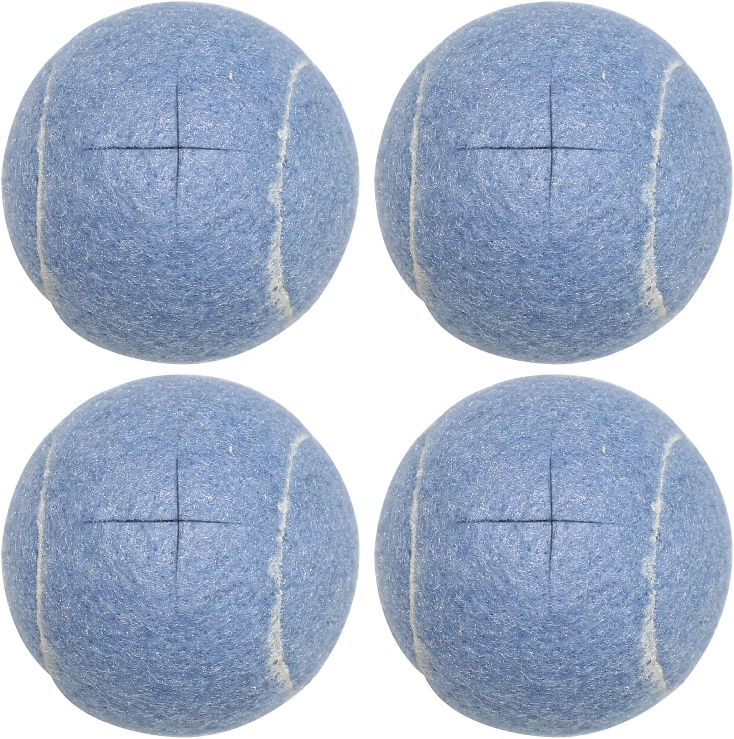 URBEST Walker Tennis Balls 4pcs Precut Heavy Duty Tennis Balls for Walkers