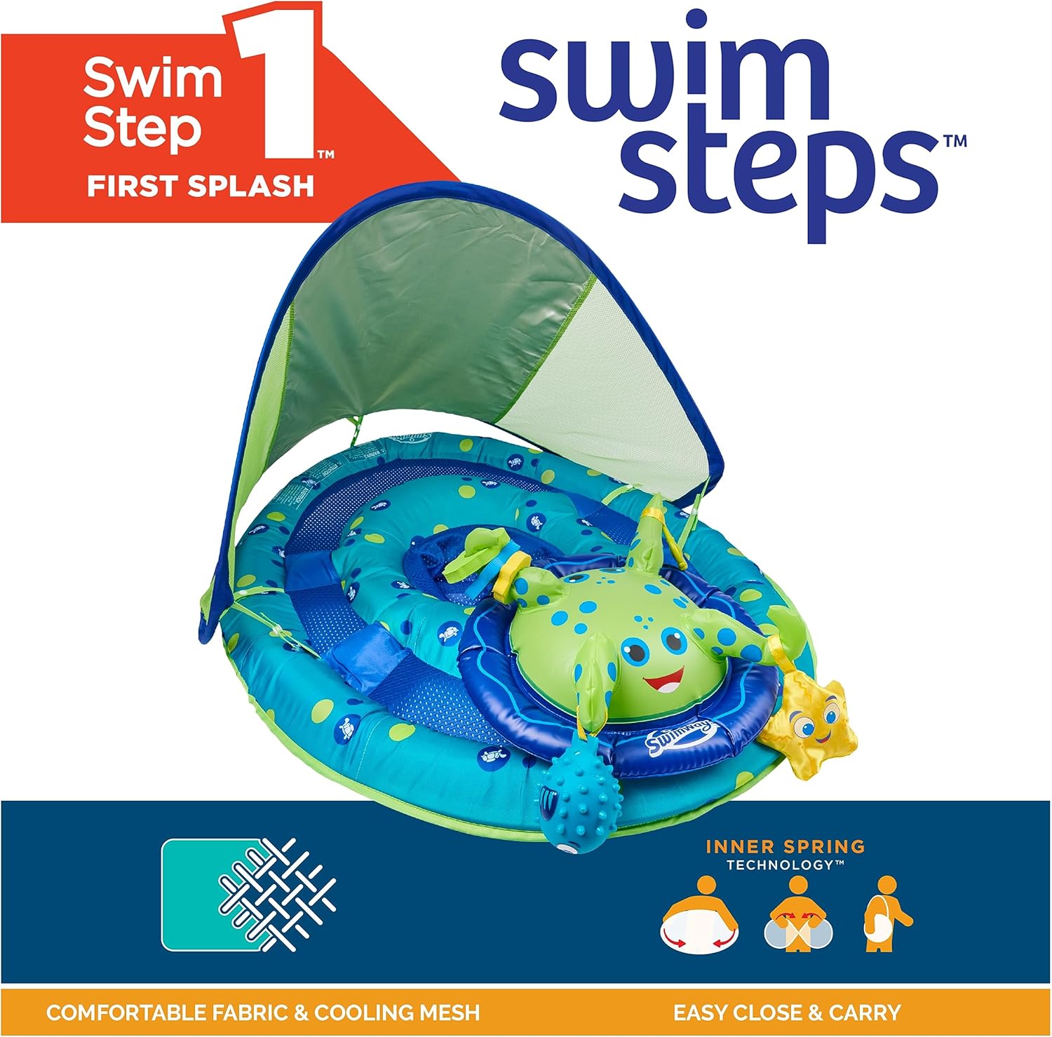 SwimWays Baby Spring Float Splash N Play