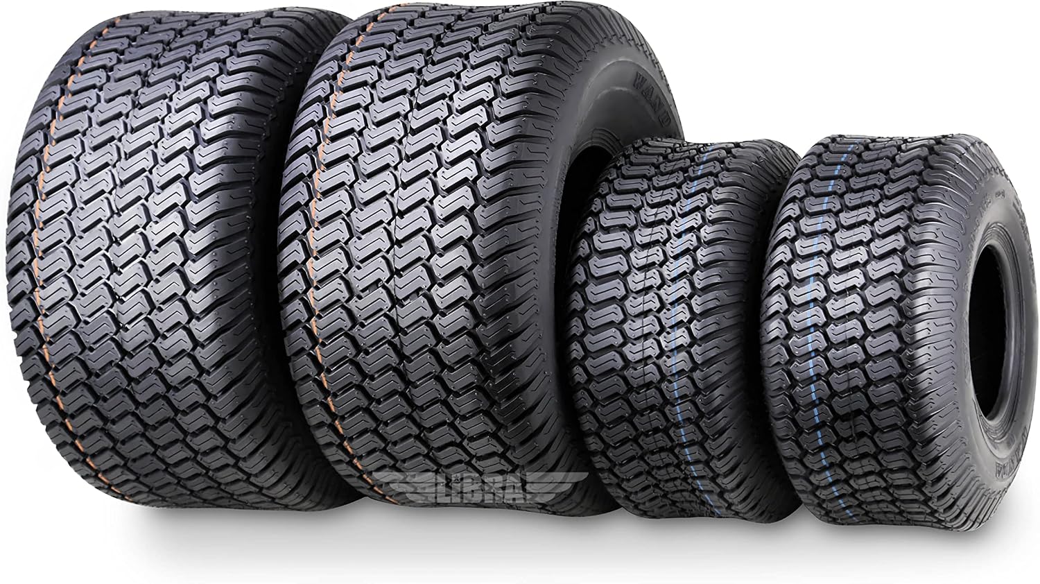 WANDA Set 2 15x6-6 15x6.00-6 Lawn Mower Tractor Turf Tires15x6x6 P332-13016 | Riding Lawn Mover, Garden Tractor
