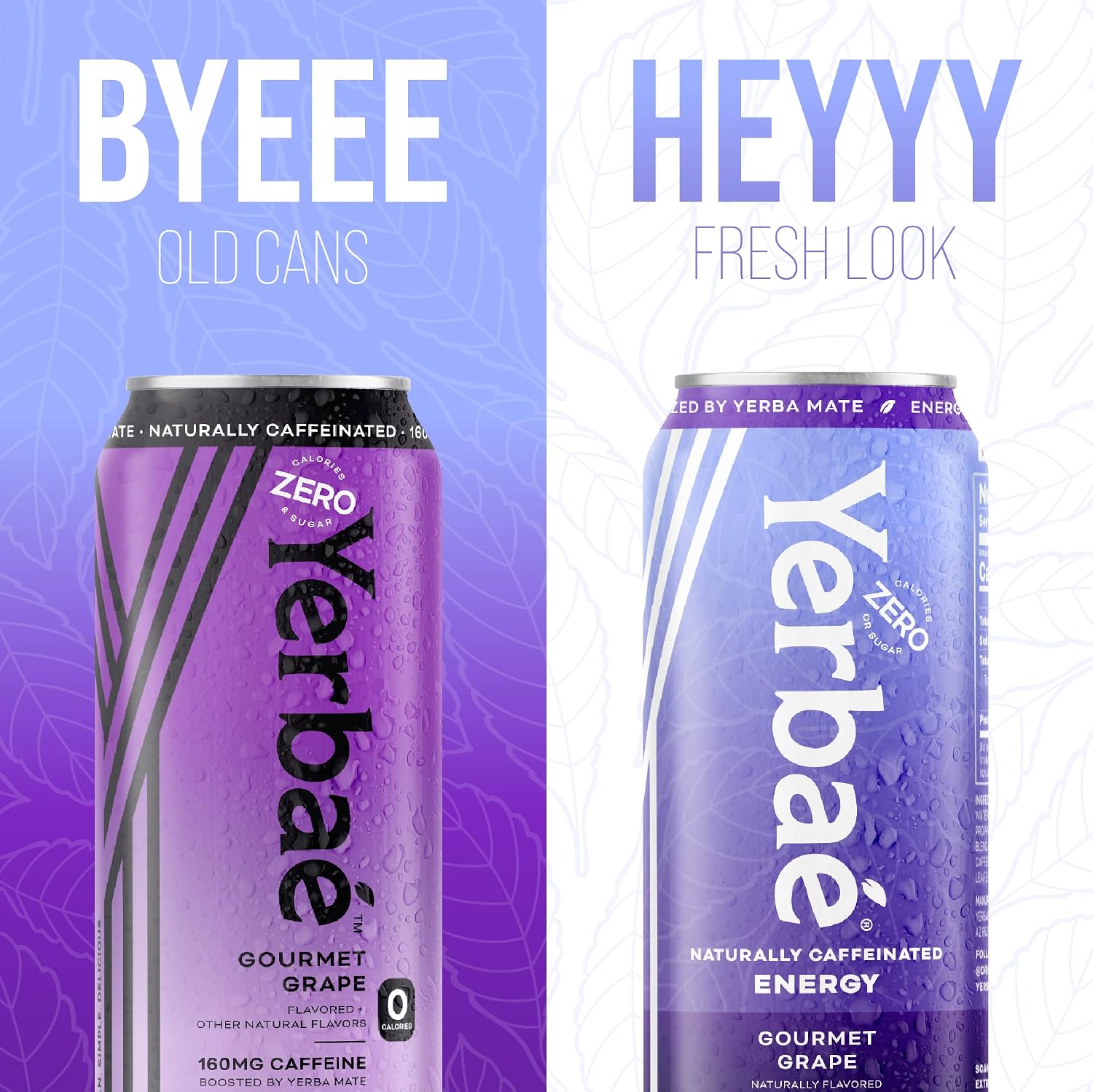 Yerbaé Energy Seltzer - Variety Performance Pack. No Sugar/Calories/Carbs. Energized by Yerba Mate Naturally Caffeinated Plant-Based, Healthy Alternative to Coffee/Sugary Sodas, Pack of 12, 12oz cans