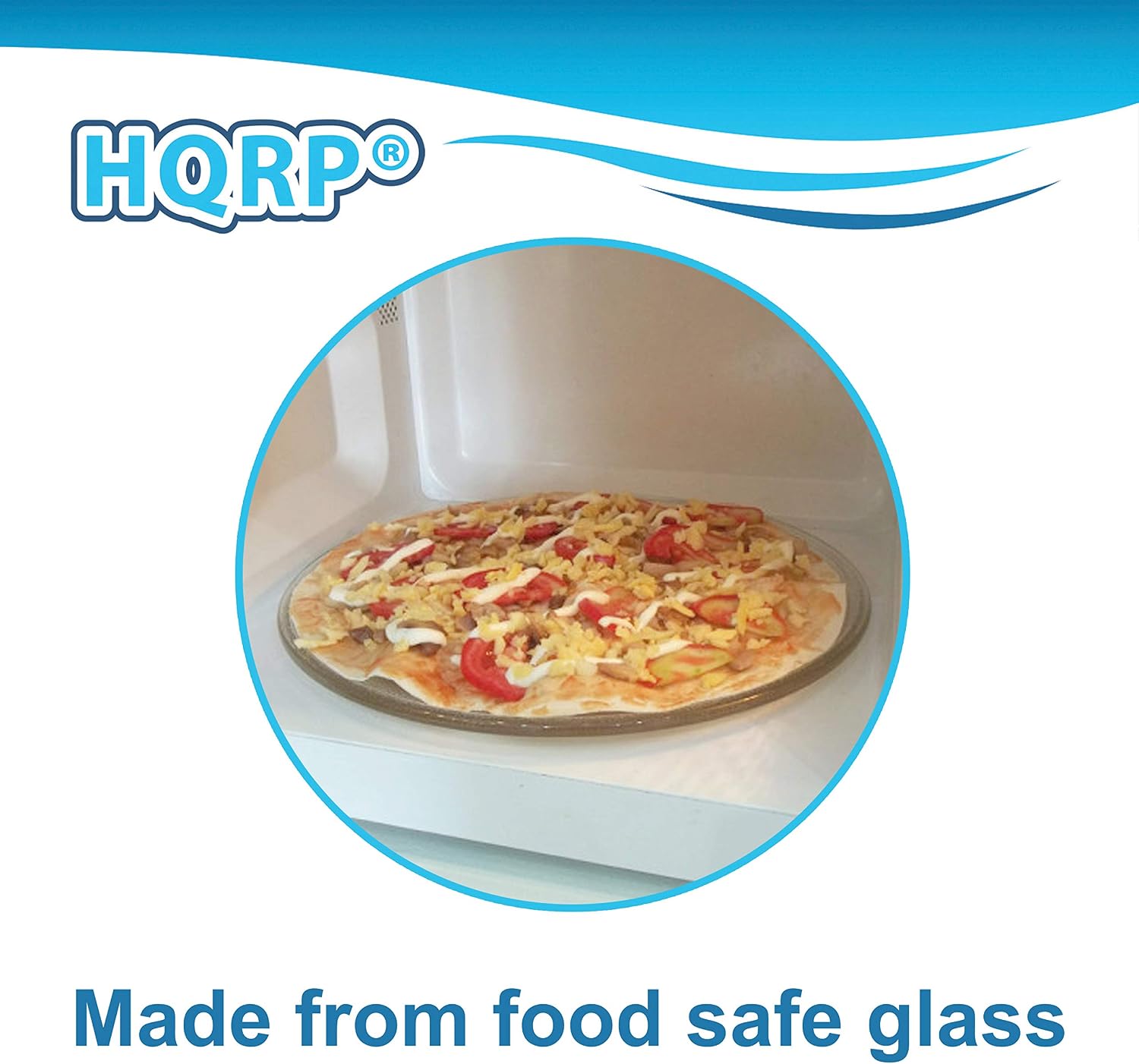 HQRP 10-inch Glass Turntable Tray compatible with Magic Chef 2036 203600 MCB770 MCB770B MCB770W MCB780 MCB780W MCD760 MCD760W MCD770 MCD770RW