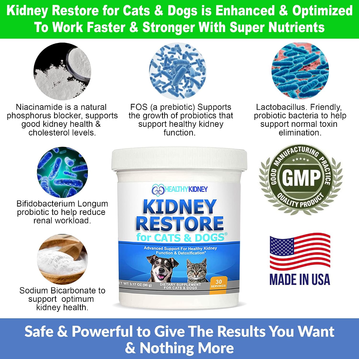 Cat and Dog Kidney Support, Natural Renal Supplements to Support Pets, Feline, Canine Healthy Kidney Function and Urinary Tract. Essential for Pet Health, Pet Alive, Easy to Add to Cats and Dogs Food
