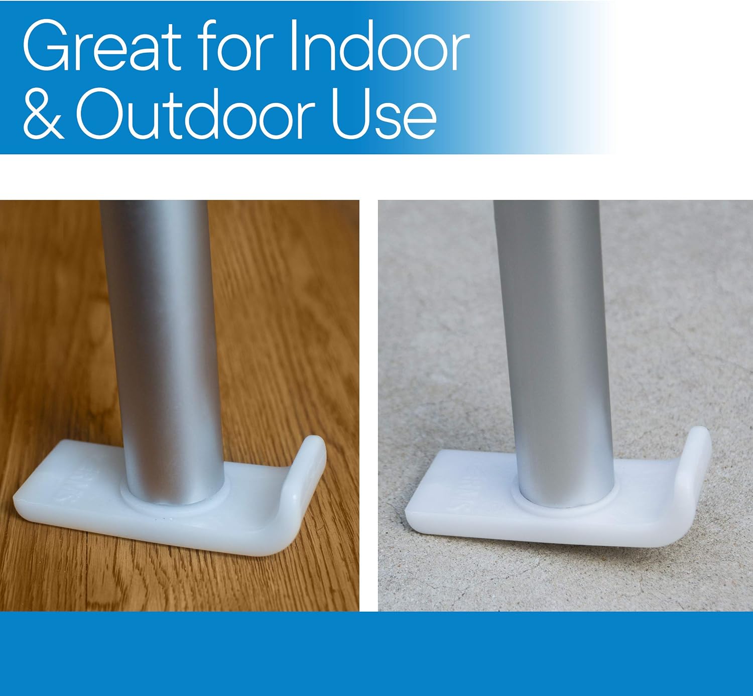 RMS Walker Glide Skis - Universal Fit for Most Walkers