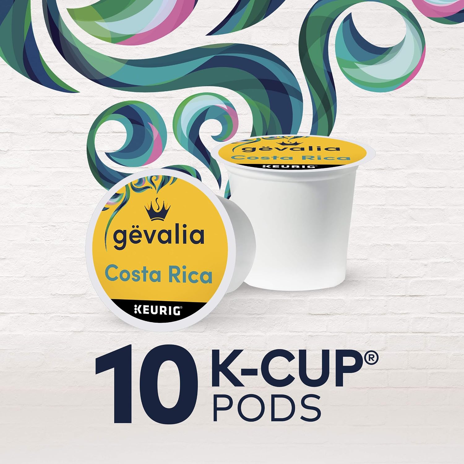 Gevalia Kaffe Special Reserve Costa Rica Medium Roast K-Cup Coffee Pods (10 Pods)