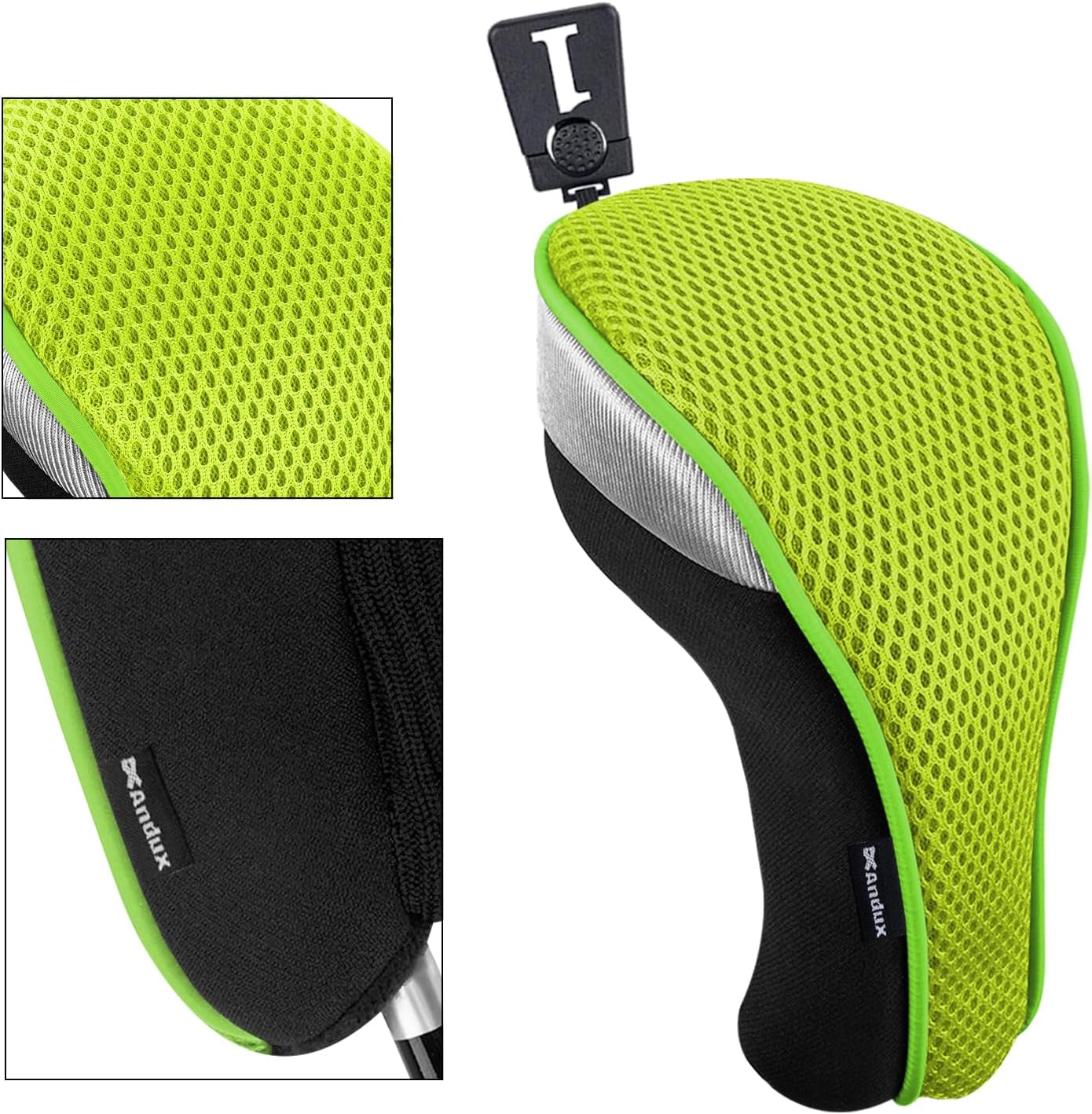 Andux 4pcs/Pack Golf 460cc Driver Fairway Wood Club Head Covers
