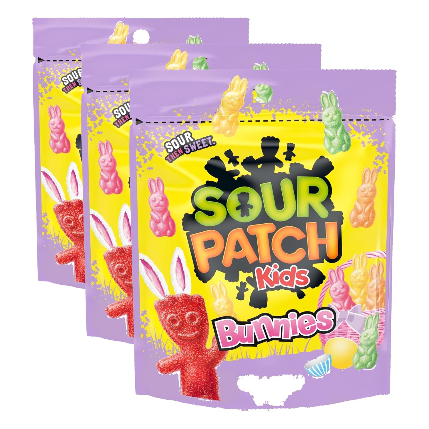SOUR PATCH KIDS & SWEDISH FISH Soft & Chewy Gummy Candy Variety Pack, 15 ct