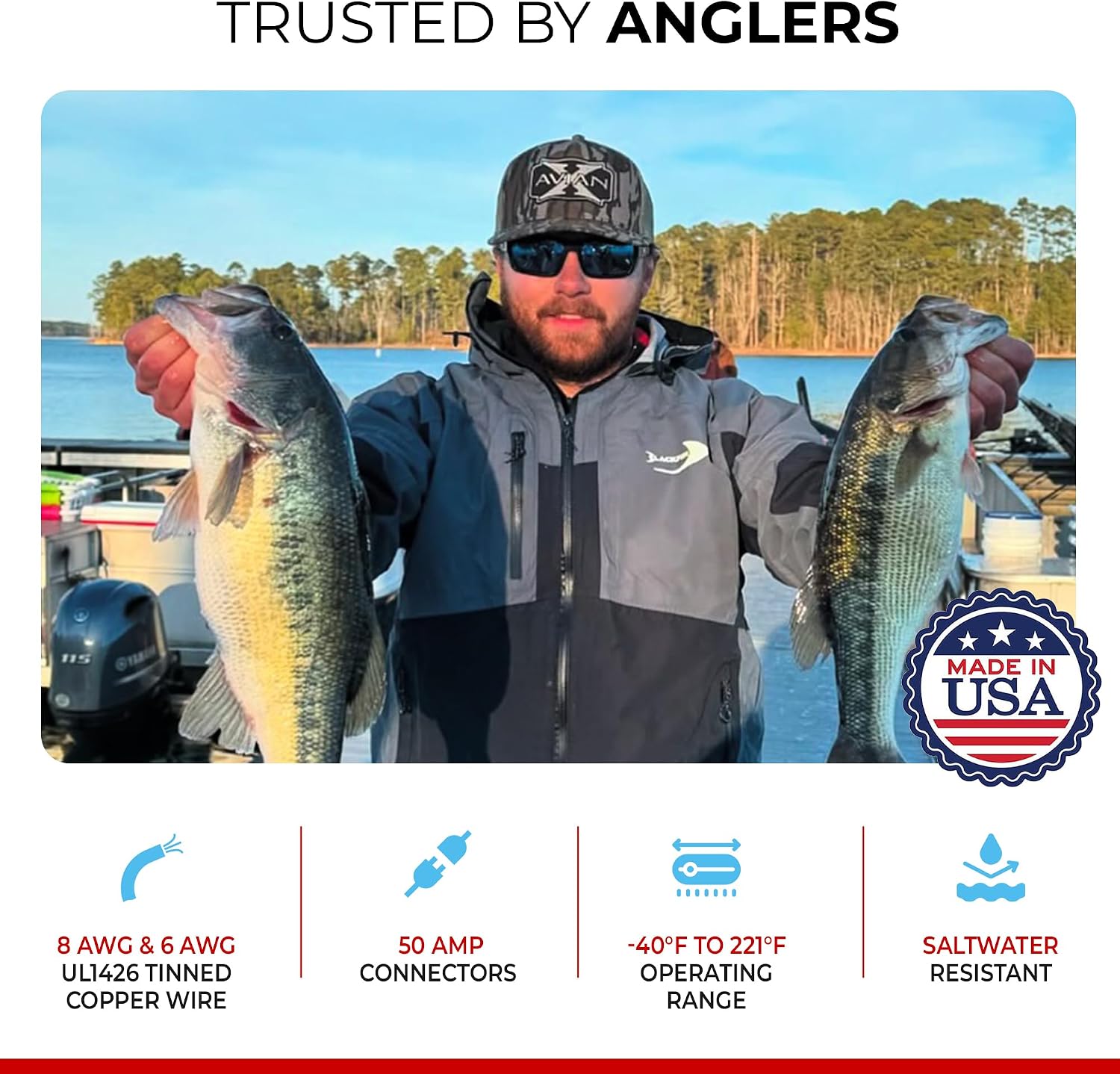 Connect-Ease RCE24VBK 24-Volt Trolling Motor Connection Kit with Out On-Board Charging