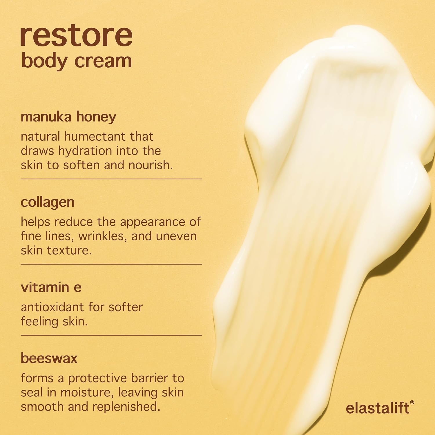 Elastalift Collagen Cream Skin Care Face Lotion & Body Lotion | Fragrance Free Skin Tightening Cream Collagen Firming Lotion Body Moisturizer For