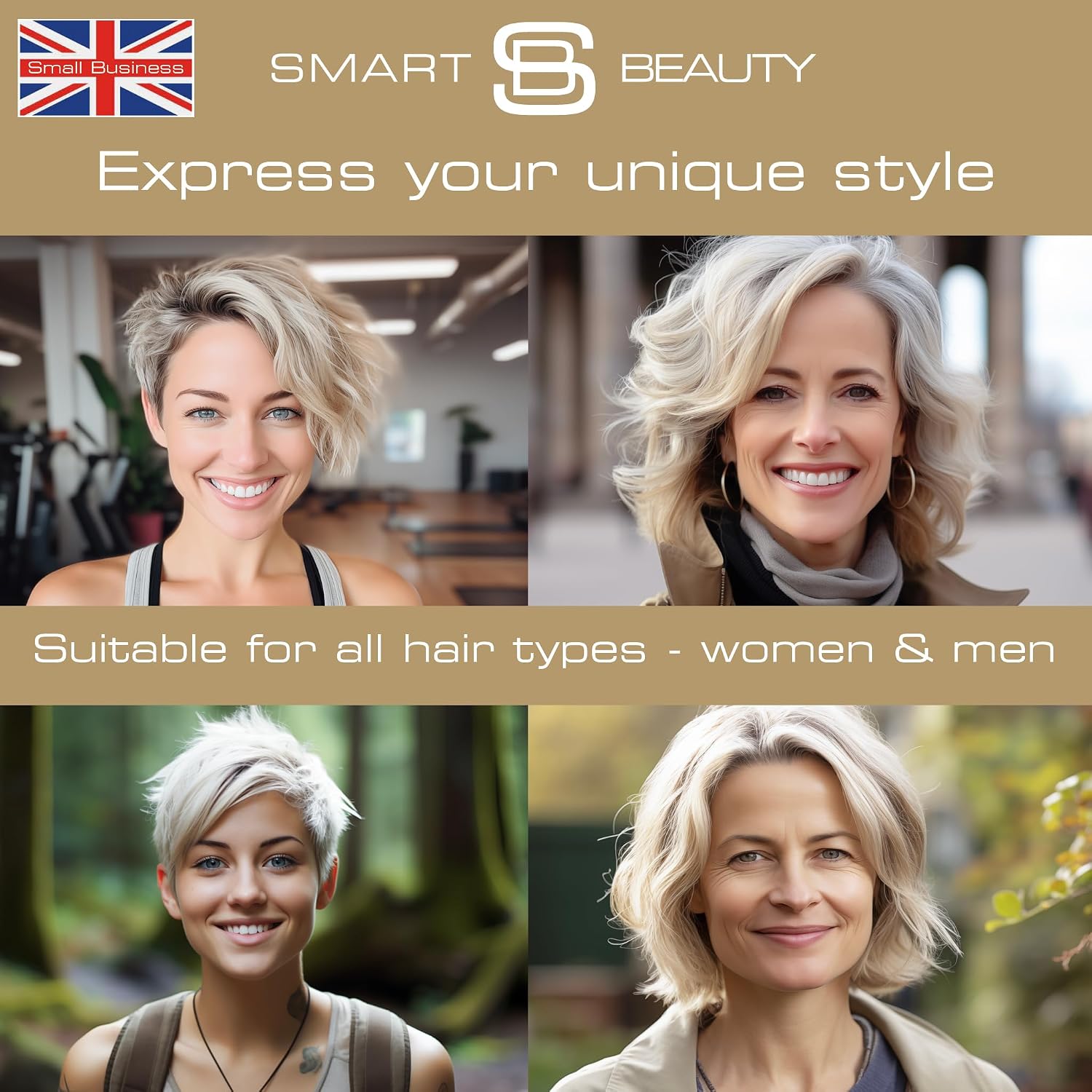Smart Beauty Blonde Bleach-It, The Ultimate Lightener for Dark Hair, Perfect for Highlighting and Vibrant Pastel Colour, Hair Bleach Kit, Vegan & Cruelty Free