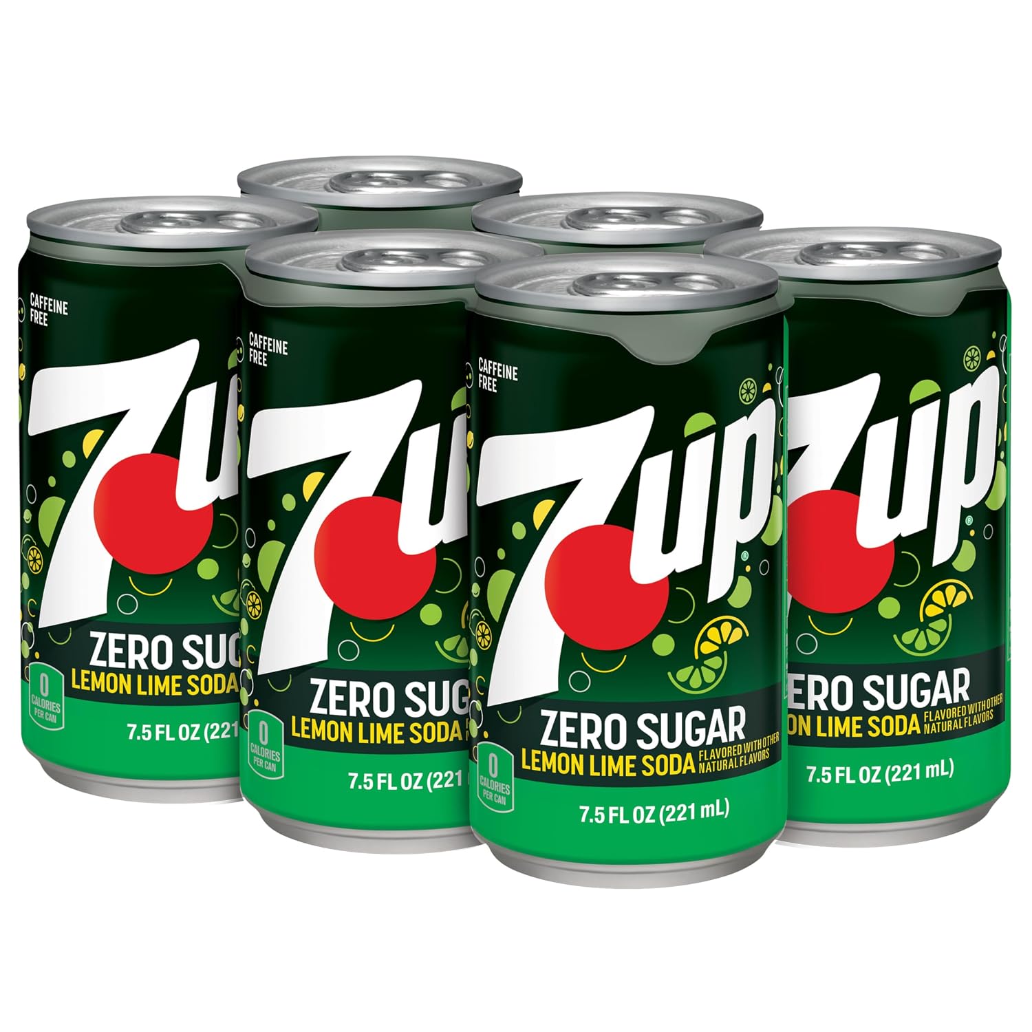 7UP Lemon Lime Soda, Naturally Flavored and Caffeine Free, 2 Liter Bottle